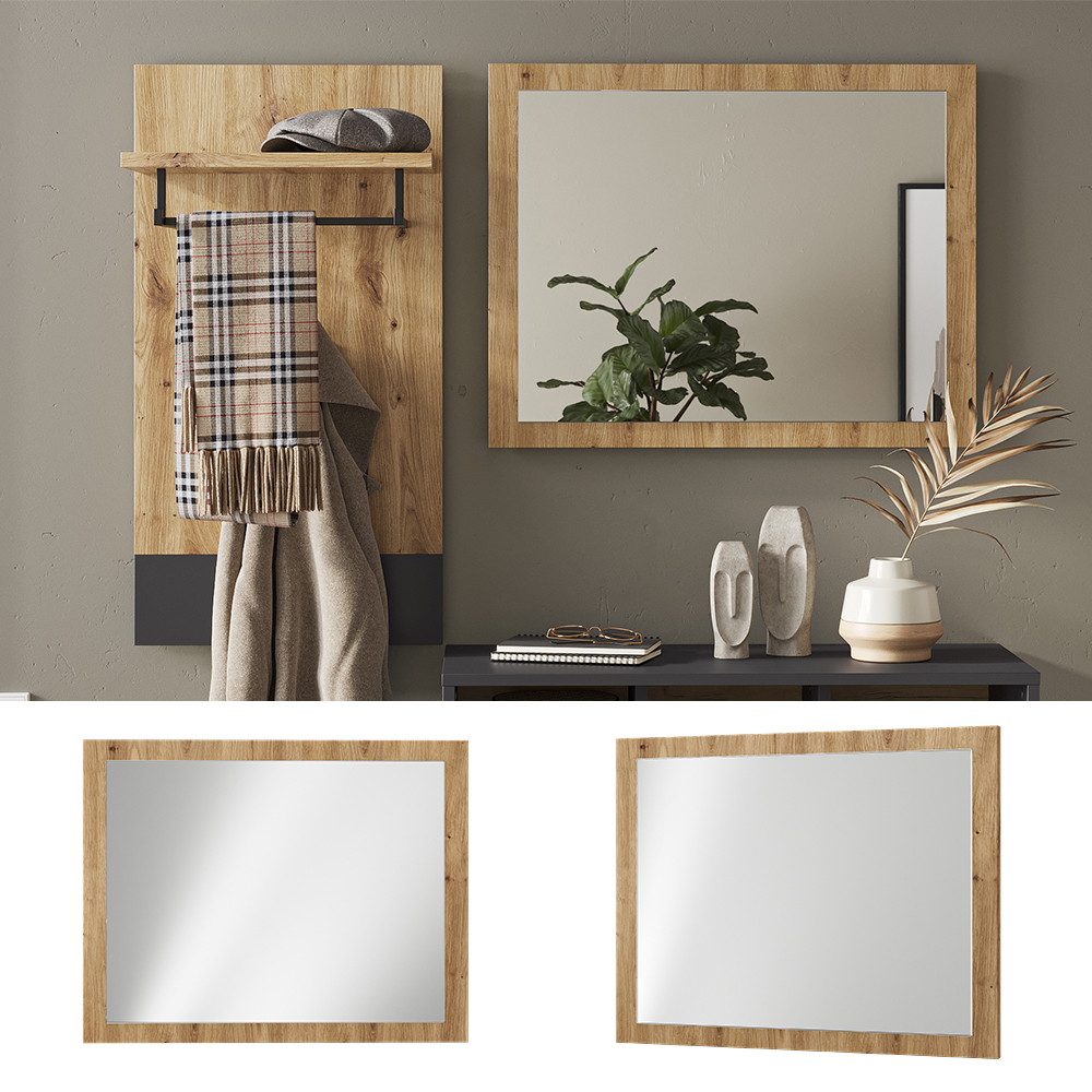 Vicco Spiegelschrank Selena, Artisan-Eiche, 70 x 55 cm (Spar-Set, 1-St) günstig online kaufen