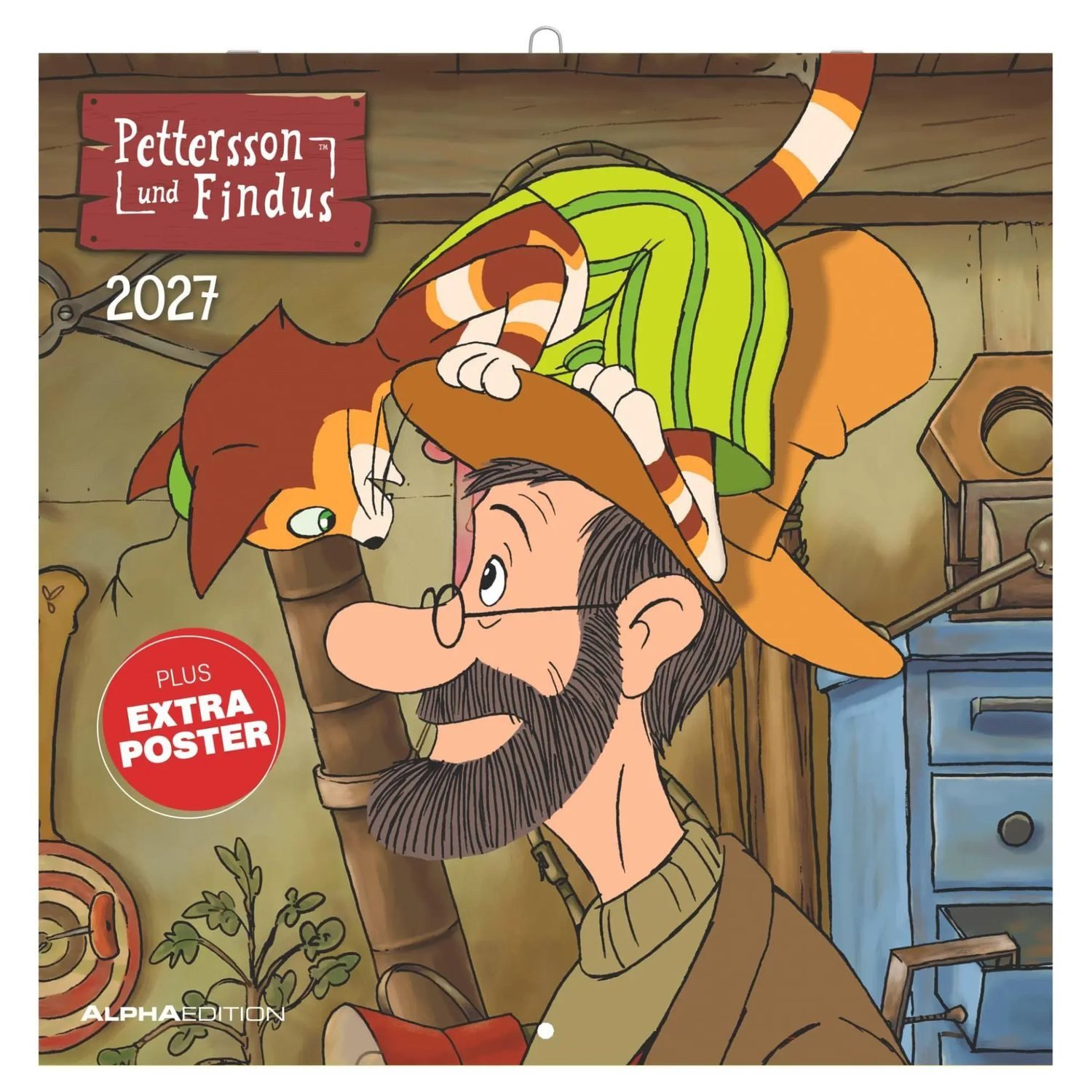 NEUMANN Wandkalender Pettersson und Findus 2027