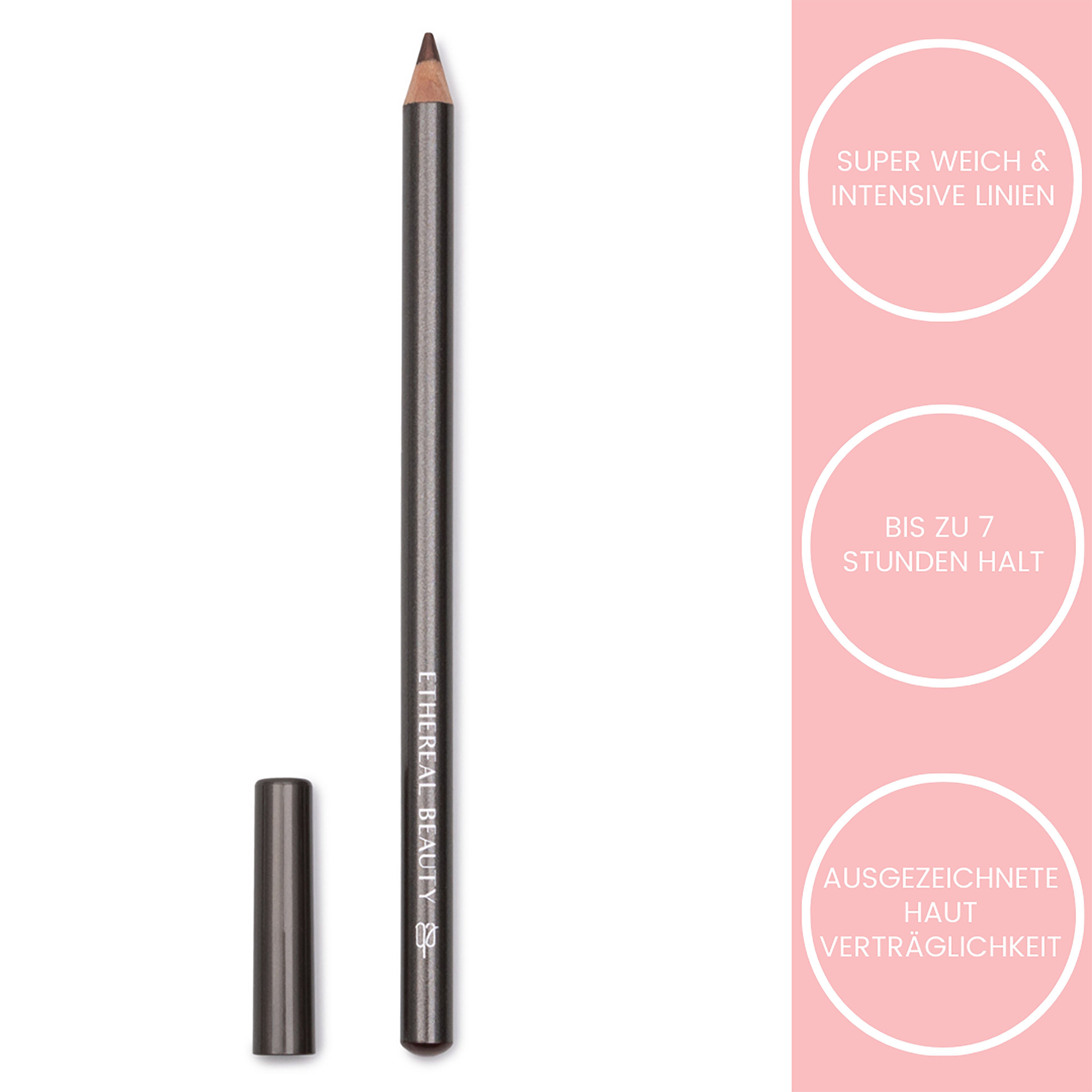 ETHEREAL BEAUTY® Kajal Natural Soft Eye Pencil, Kajalstift für Augen, natürliche Inhaltsstoffe, cremig & weich