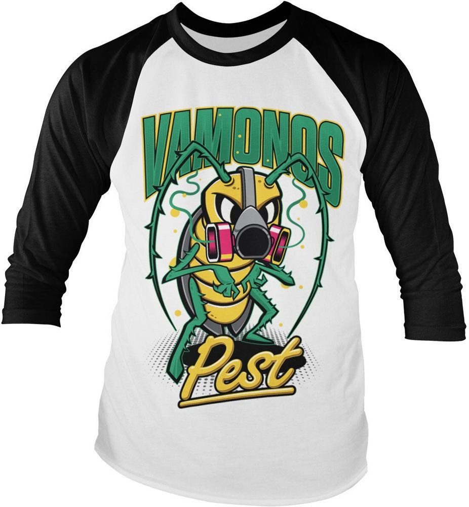 Breaking Bad Longsleeve Vamanos Pest Bug Baseball Long Sleeve Tee