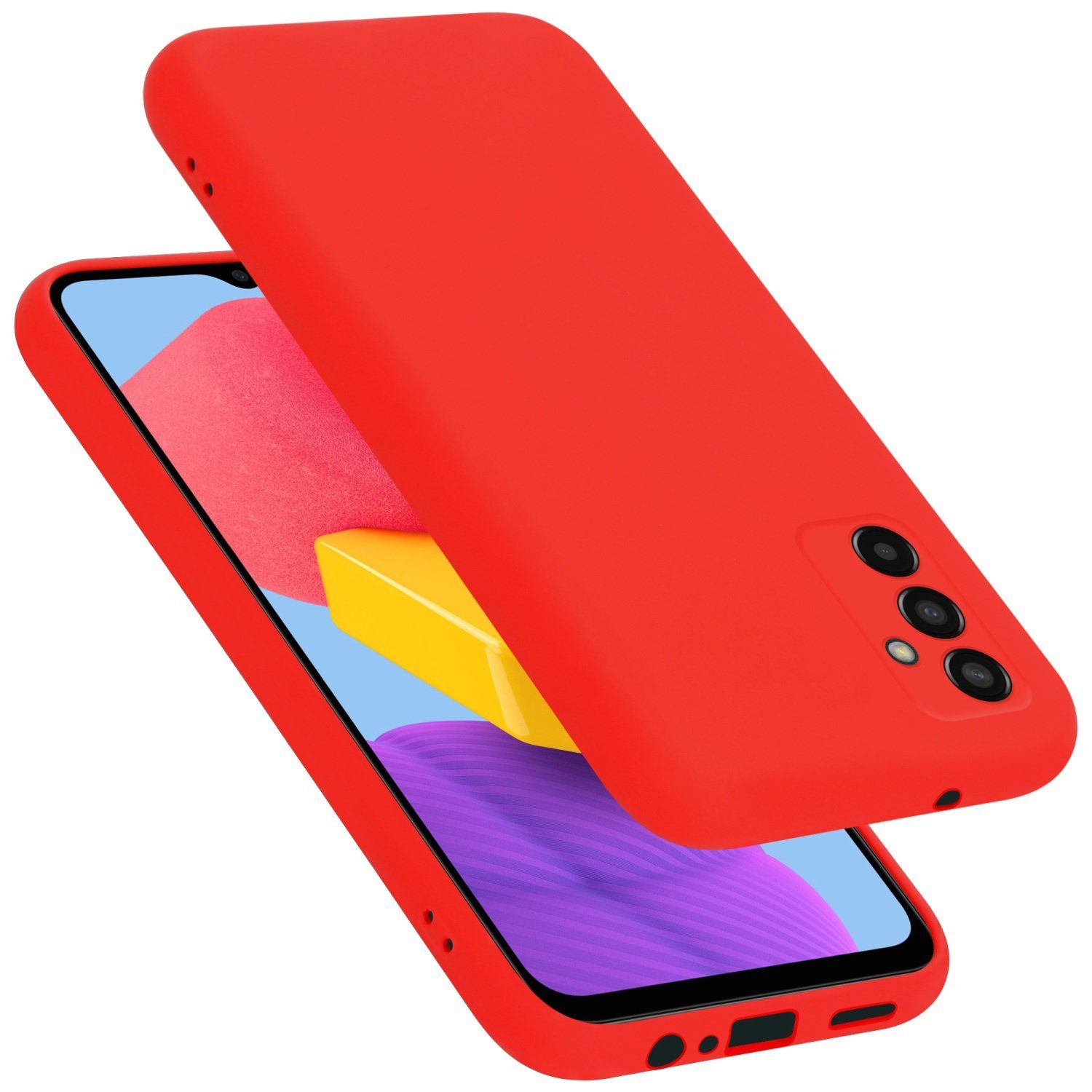 Cadorabo Handyhülle für Samsung Galaxy M13 4G Hülle Samsung Galaxy M13 4G, Flexible Hülle TPU Silikon Schutzhülle Back Cover Case