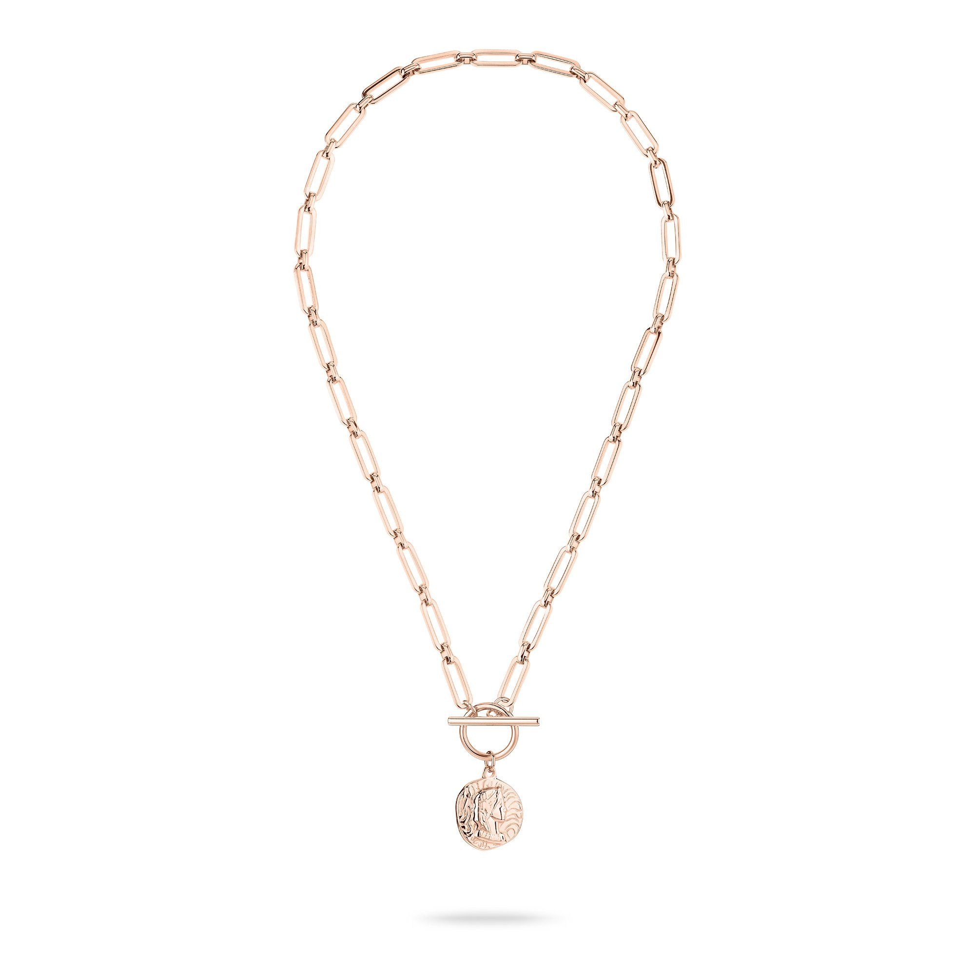 Tamaris Edelstahlkette Edelstahl rosa...