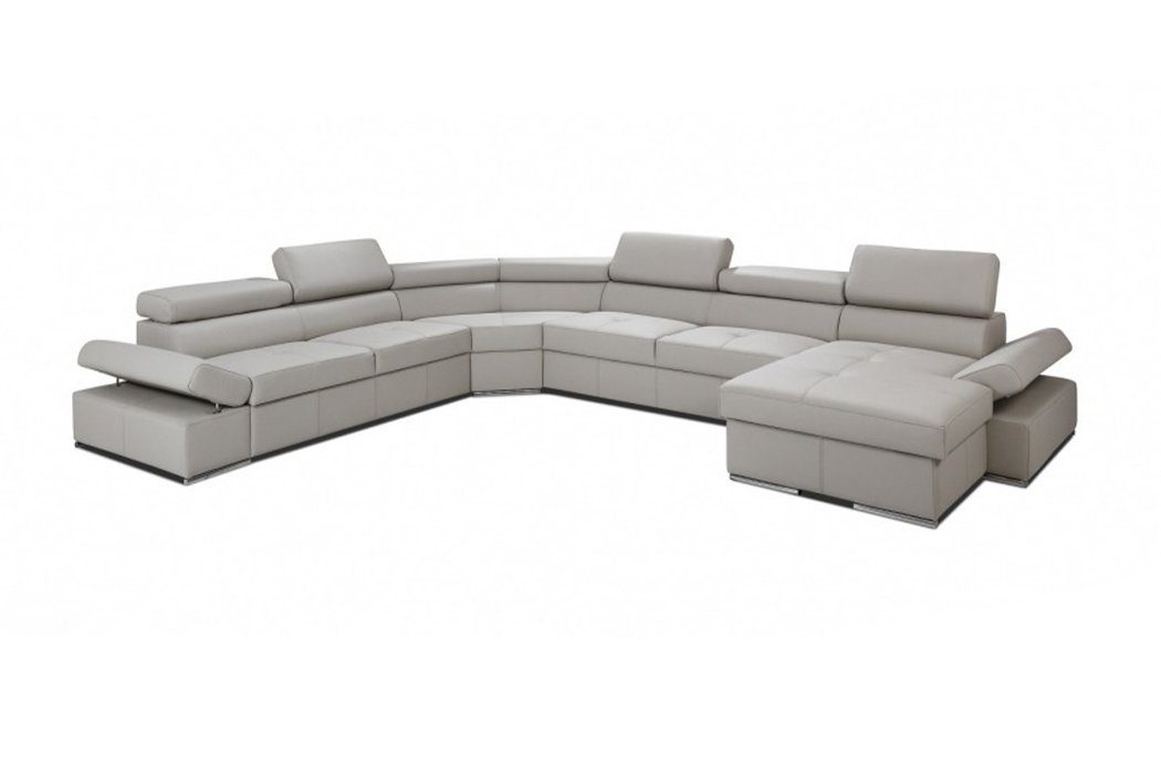 Beige Eck Polster Design Sofas Sofa Couch Ecksofa, 100% JVmoebel Garnitur Wohnlandschaft XXL