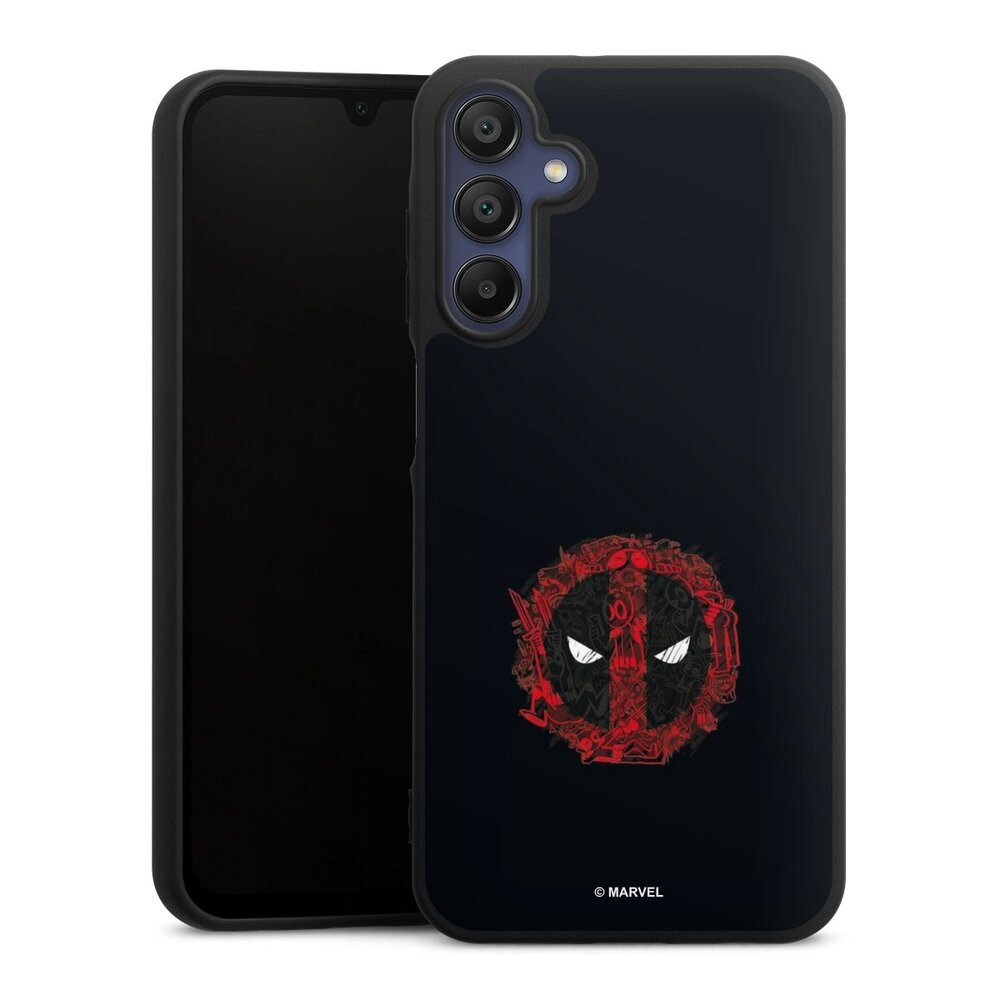 DeinDesign Handyhülle Marvel Deadpool Logo Deadpool Logo, Samsung Galaxy A15 5G Silikon Hülle Premium Case Handy Schutzhülle