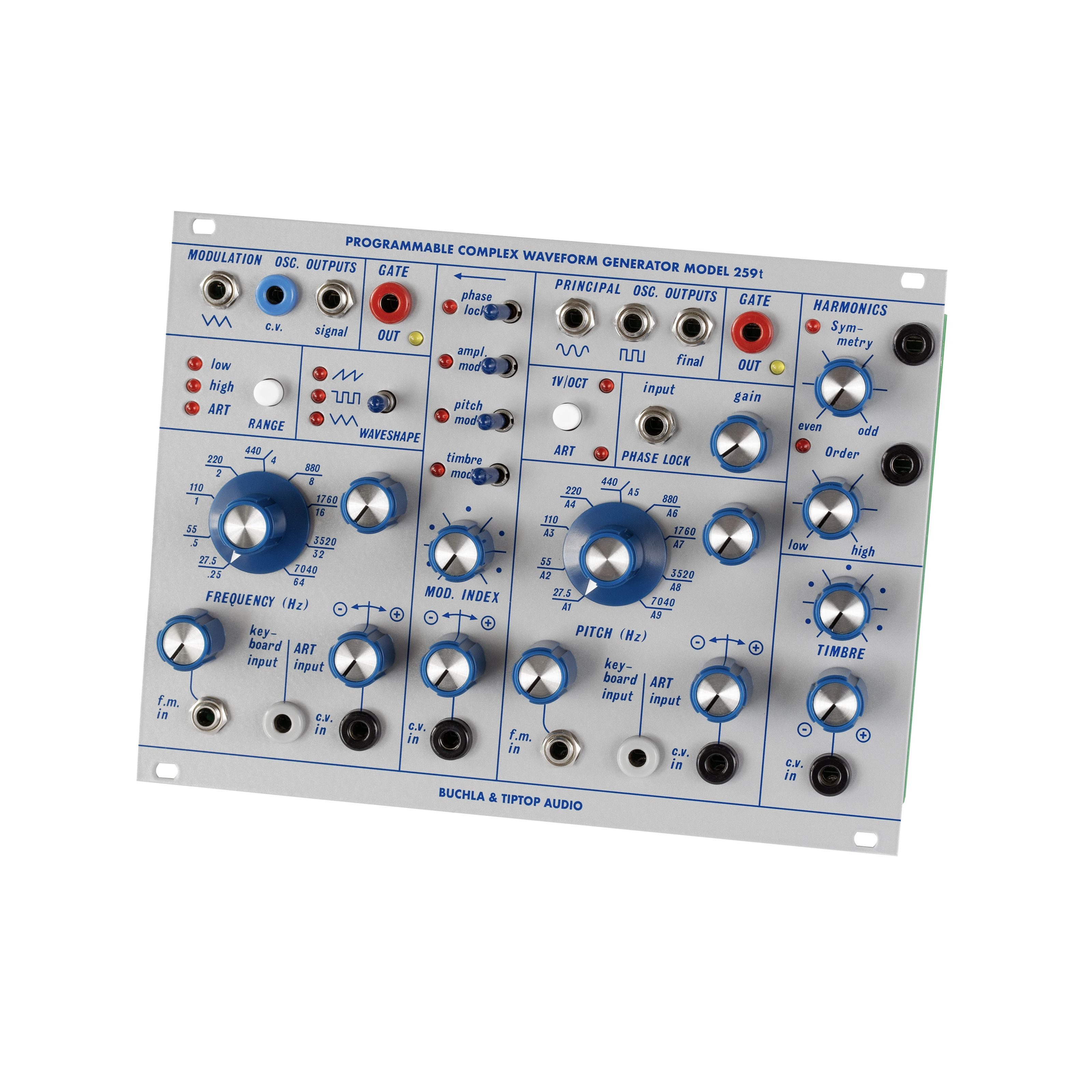 Tiptop Audio Synthesizer (Modular Synthesizer, Oszillator-Module), Model 259t Programmable Complex Waveform Generator - Oszillator