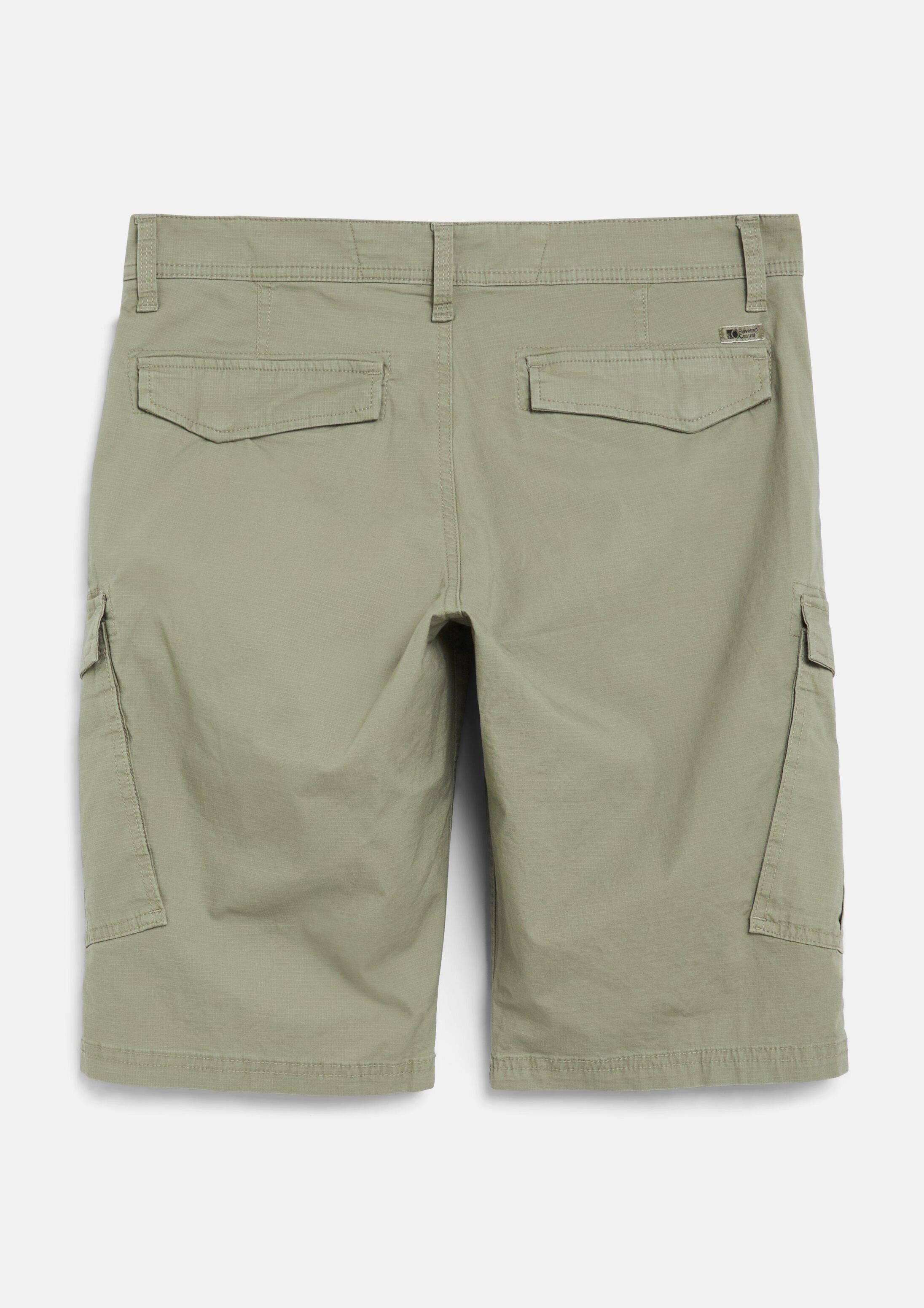 s.Oliver Shorts Bermuda Strukturierte Bermuda mit Cargo-Taschen