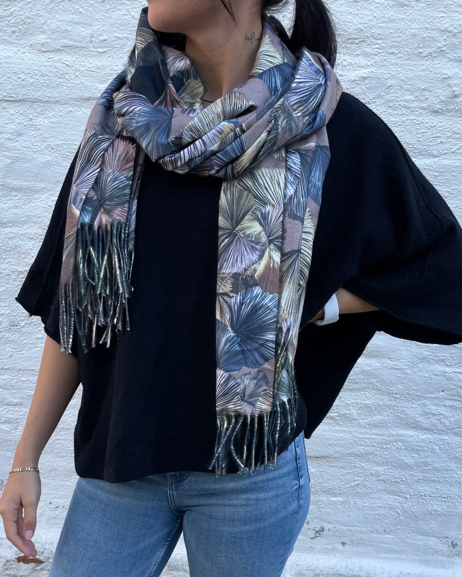 Modeschal LAVINIA - Pashmina - gemustert
