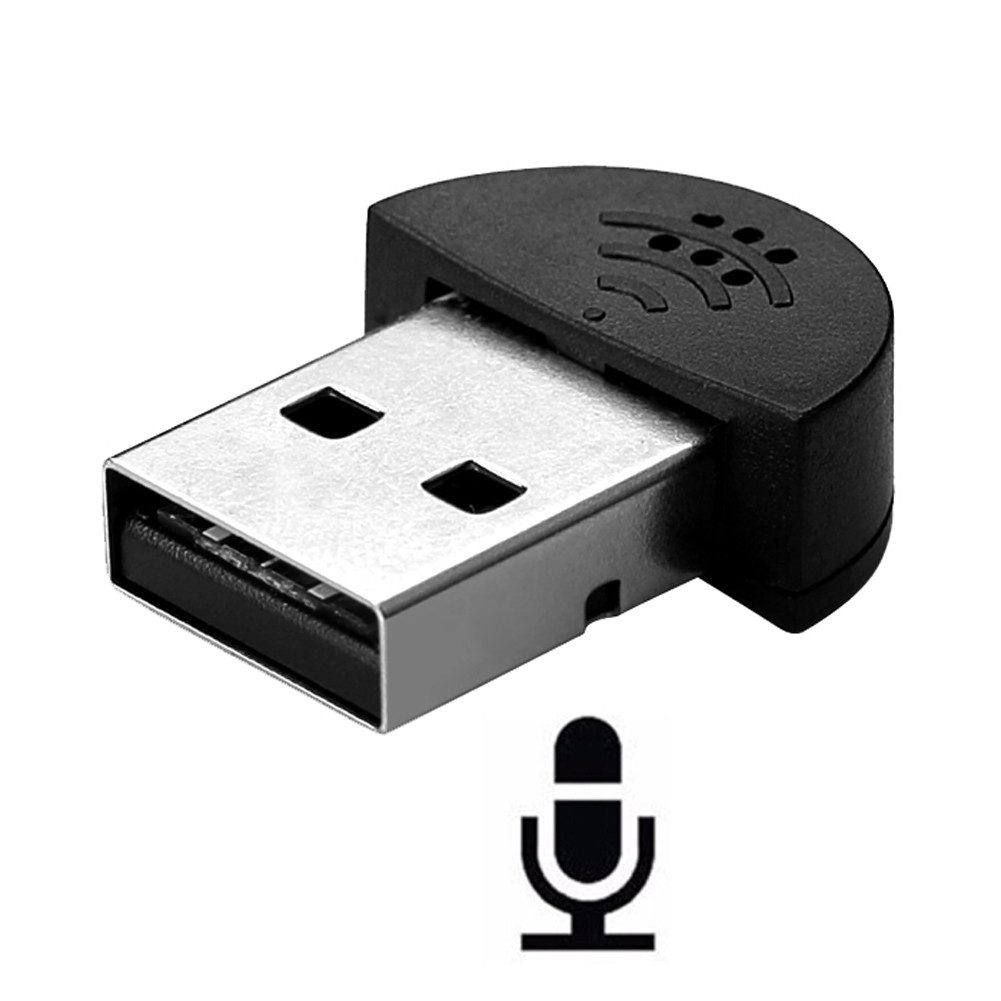 Bolwins Mikrofon Q71 USB Mikrofon für Windows PC Mac Linux Voice Recording Chat Skype (Packung, 1-tlg), Rauschunterdrückung, kompakte Bauform, Plug & Play