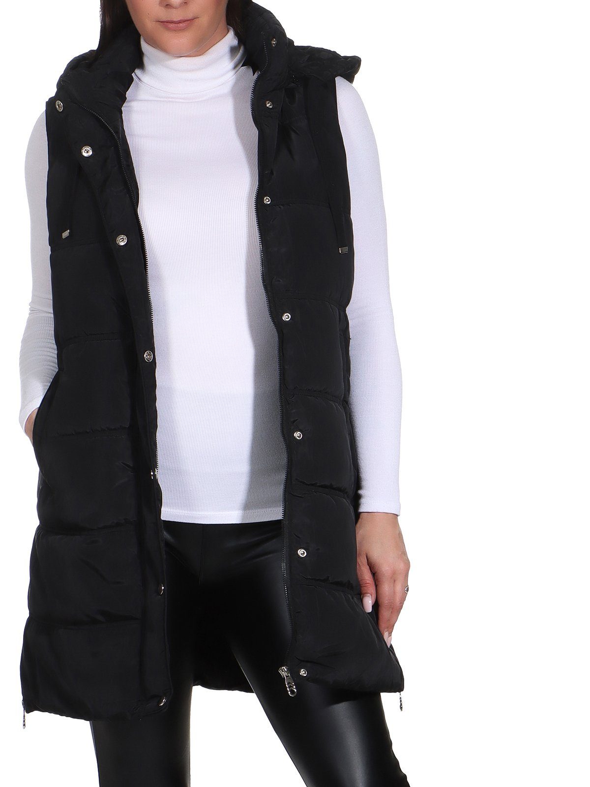 B&C Funktonsweste Damen Bodywarmer Zen+ / Gefütterte Kapuze N Daunenoptk
