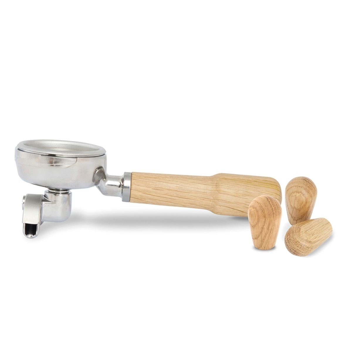 La Pavoni Tamper Kit Cellini EVO Holz- griffe Eiche