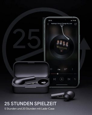Diyarts In-Ear-Kopfhörer (Touch-Steuerung, Kabellose Kopfhörer, HiFi-Stereo, Ladecase 25 Stunden Spielzeit, IPX6)