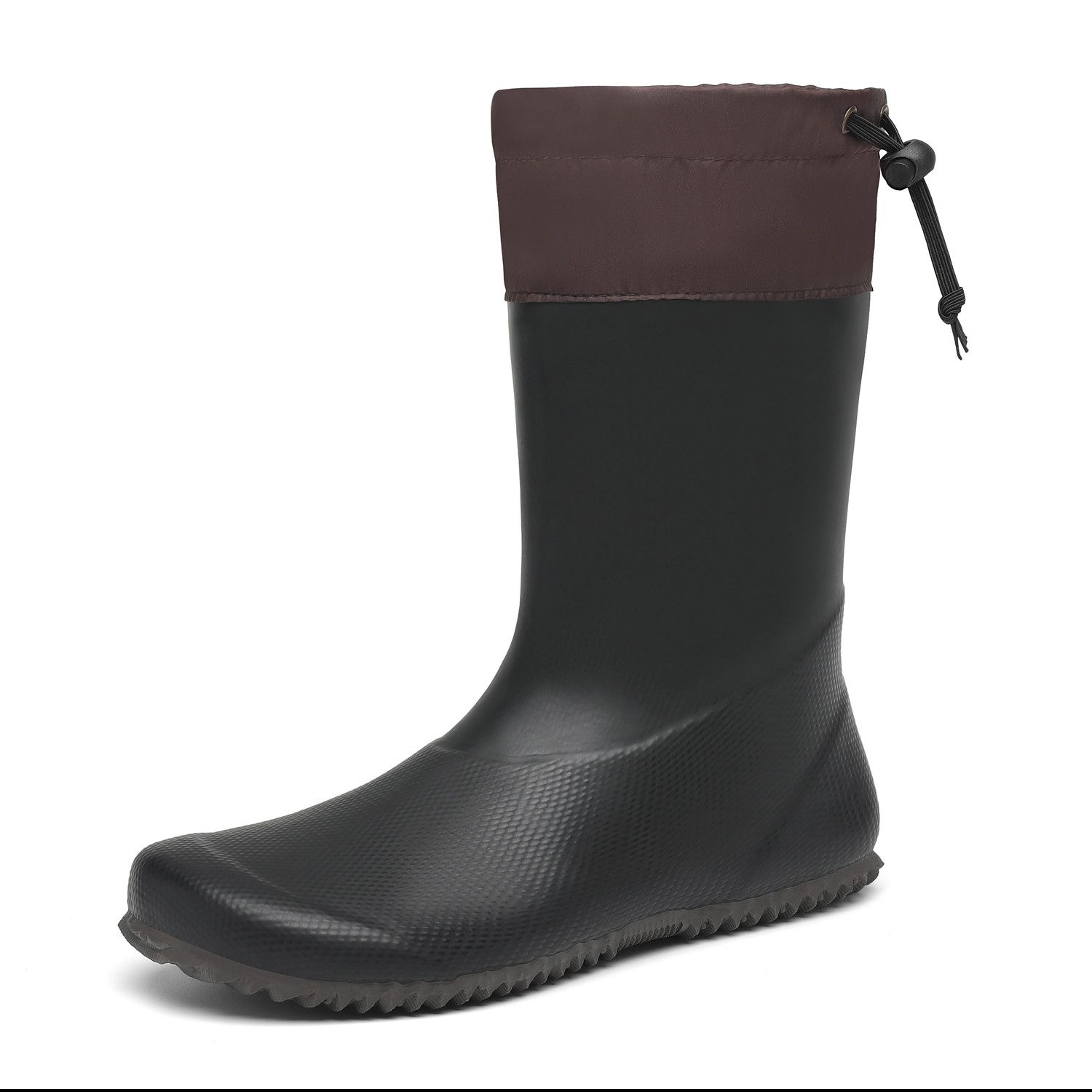 SAGUARO Barfußschuhe (Festival) Barfuß - Gummistiefel (3mm Sohlenstärke, Nullabsatz, bequem, leicht, leicht-gefüttert, rutschfest) Winter-Stiefel wasserdicht Regenschuhe Regen-Stiefel Schuhkragen vegan