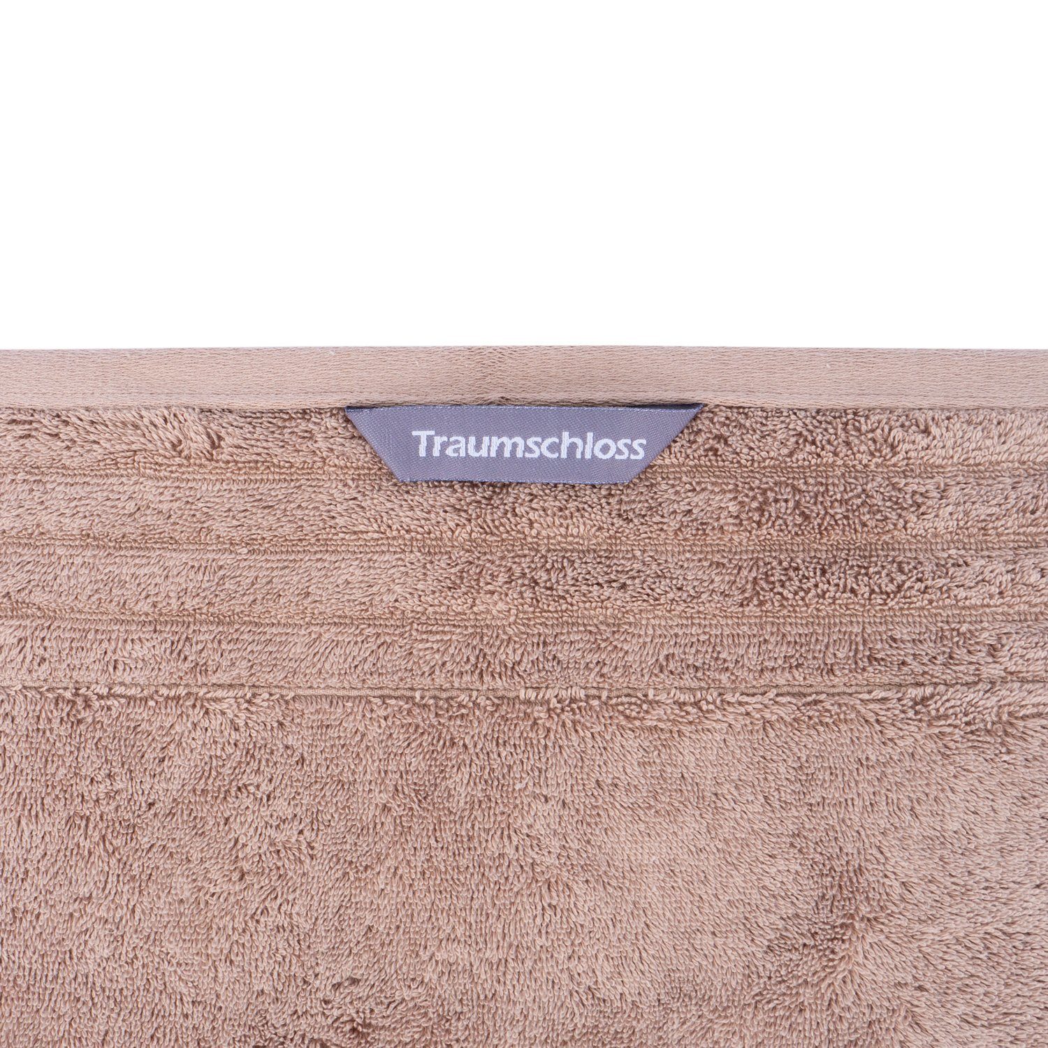 Handtuch Premium-Line, (1-St), 600g/m² Supima mit Traumschloss Frottier amerikanische taupe 100% Baumwolle