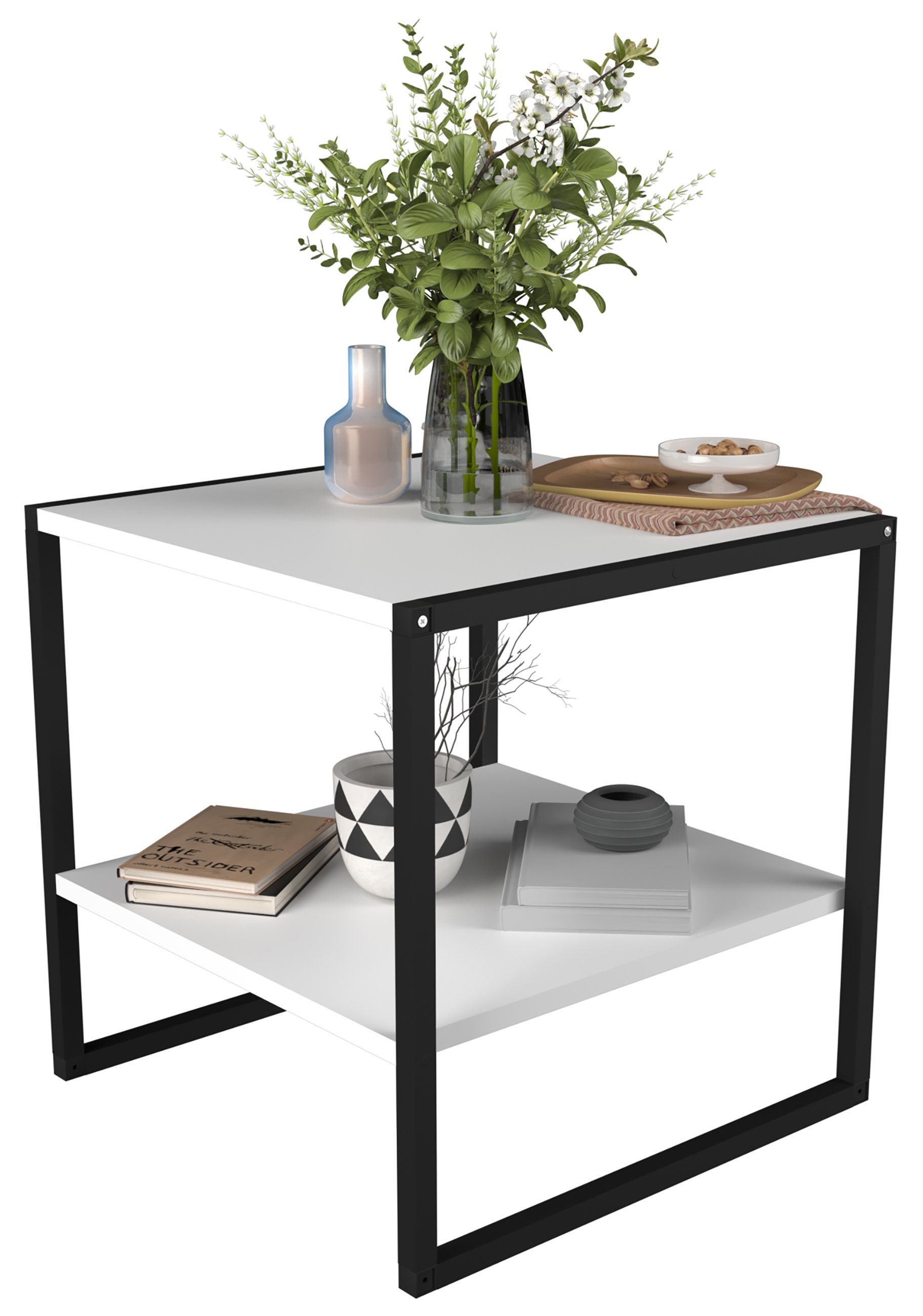 VCM Couchtisch Quadratischer Sofatisch Couchtisch Insasi günstig online kaufen