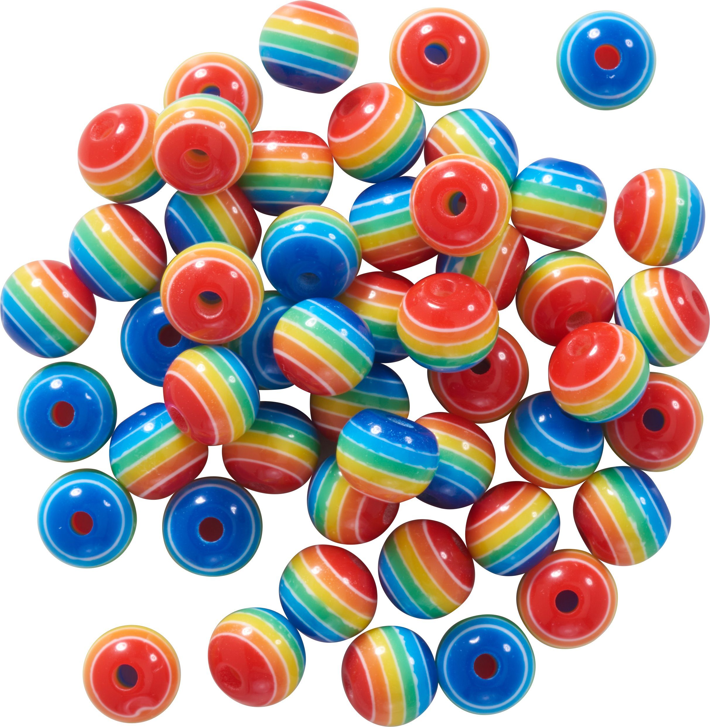 Bastelperlen Regenbogen-Perlen-Set