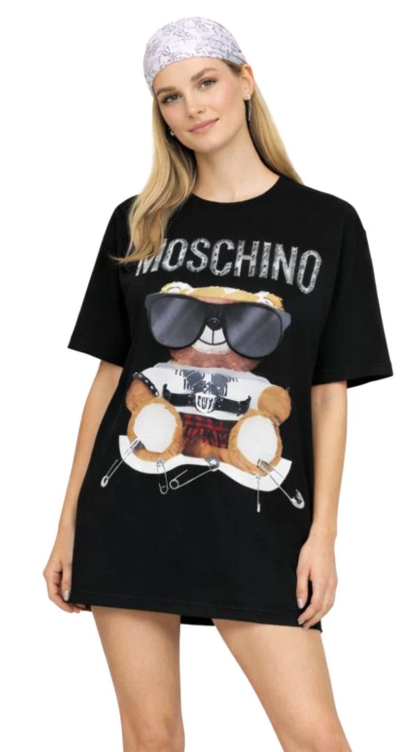 Moschino T-Shirt Couture Teddy Bear Oversize Loose Fit Teddybär Top – Bild 5 von 5