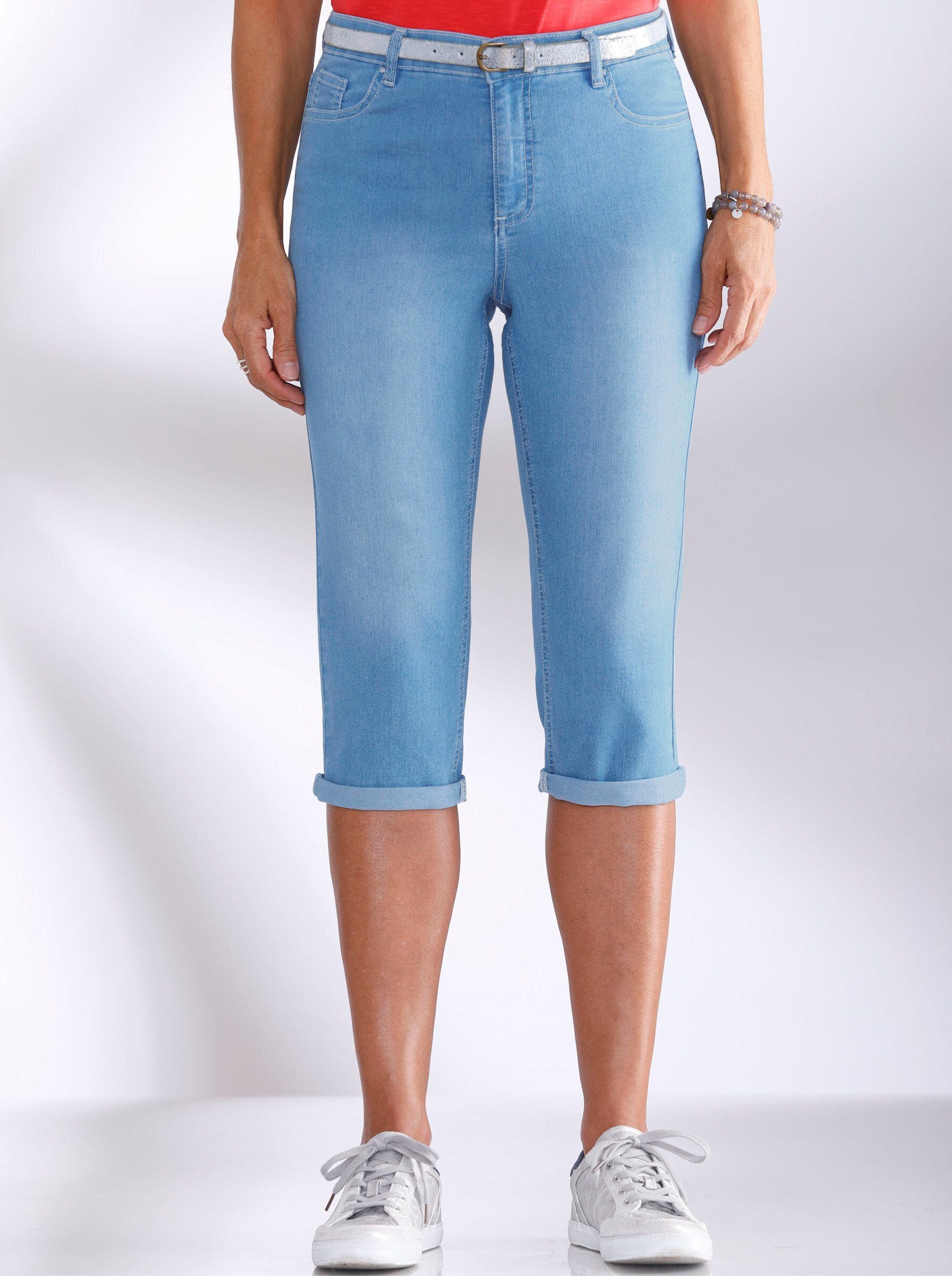Witt Jeansshorts Capri-Jeans komfortabel günstig online kaufen