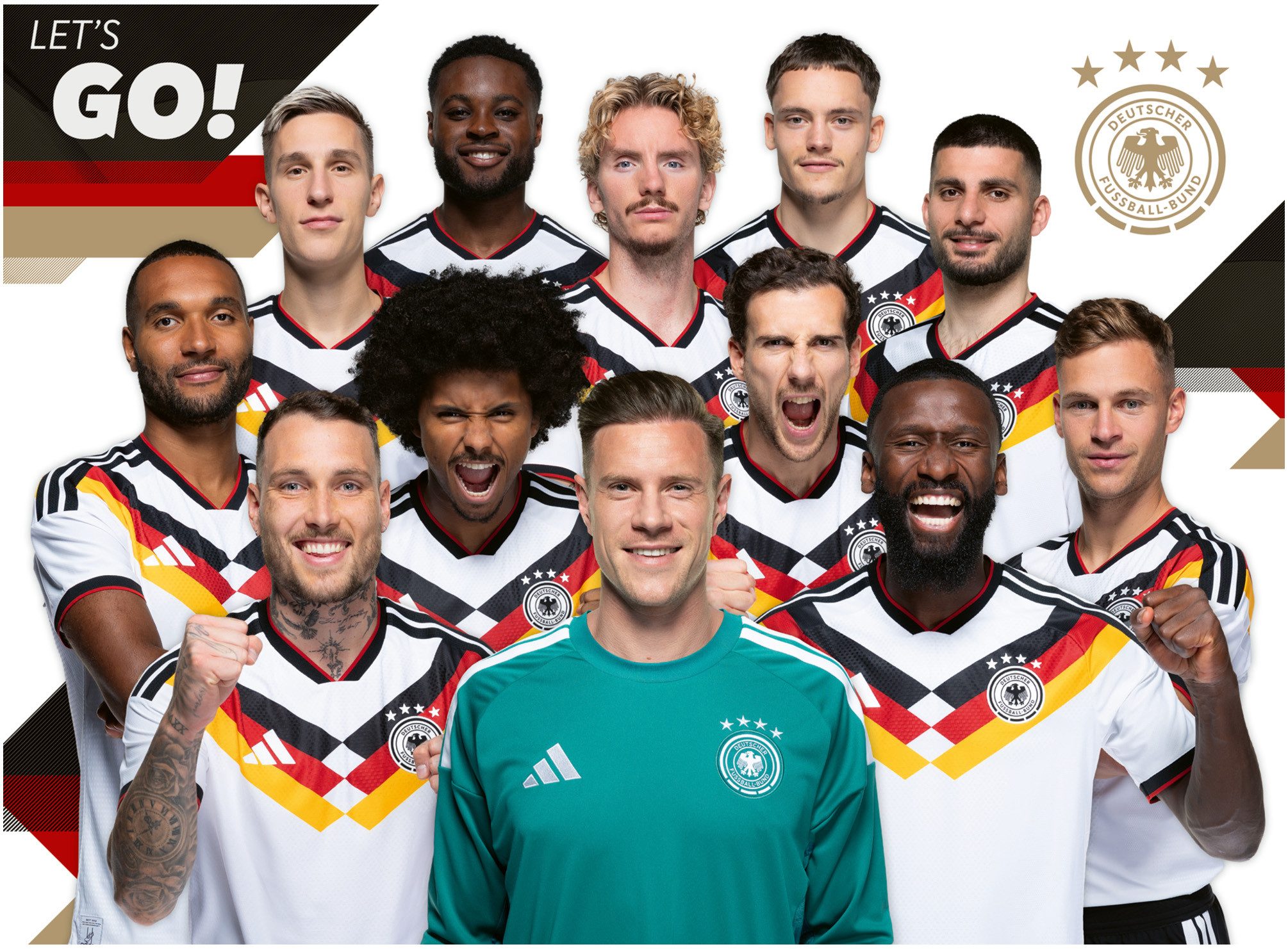 Ravensburger Puzzle DFB Nationalmannschaft Fußball-WM 2026, 300 Puzzleteile, Made in Germany