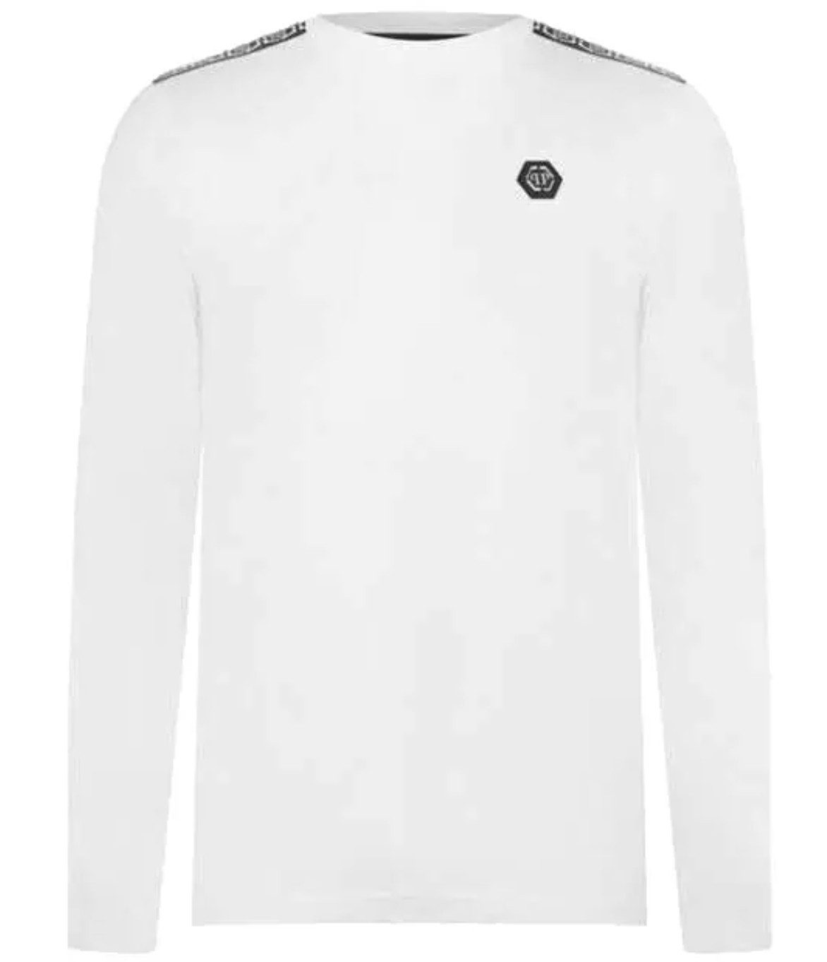 Longsleeve Tape Logo Streifen Shirt