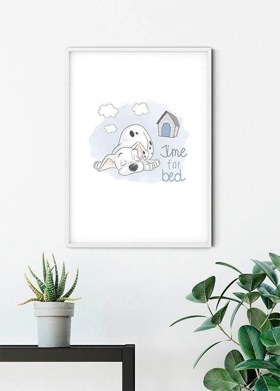 Komar Poster 101 Dalmatiner Bedtime, (1 Disney Kinderzimmer, Schlafzimmer, Wohnzimmer St)