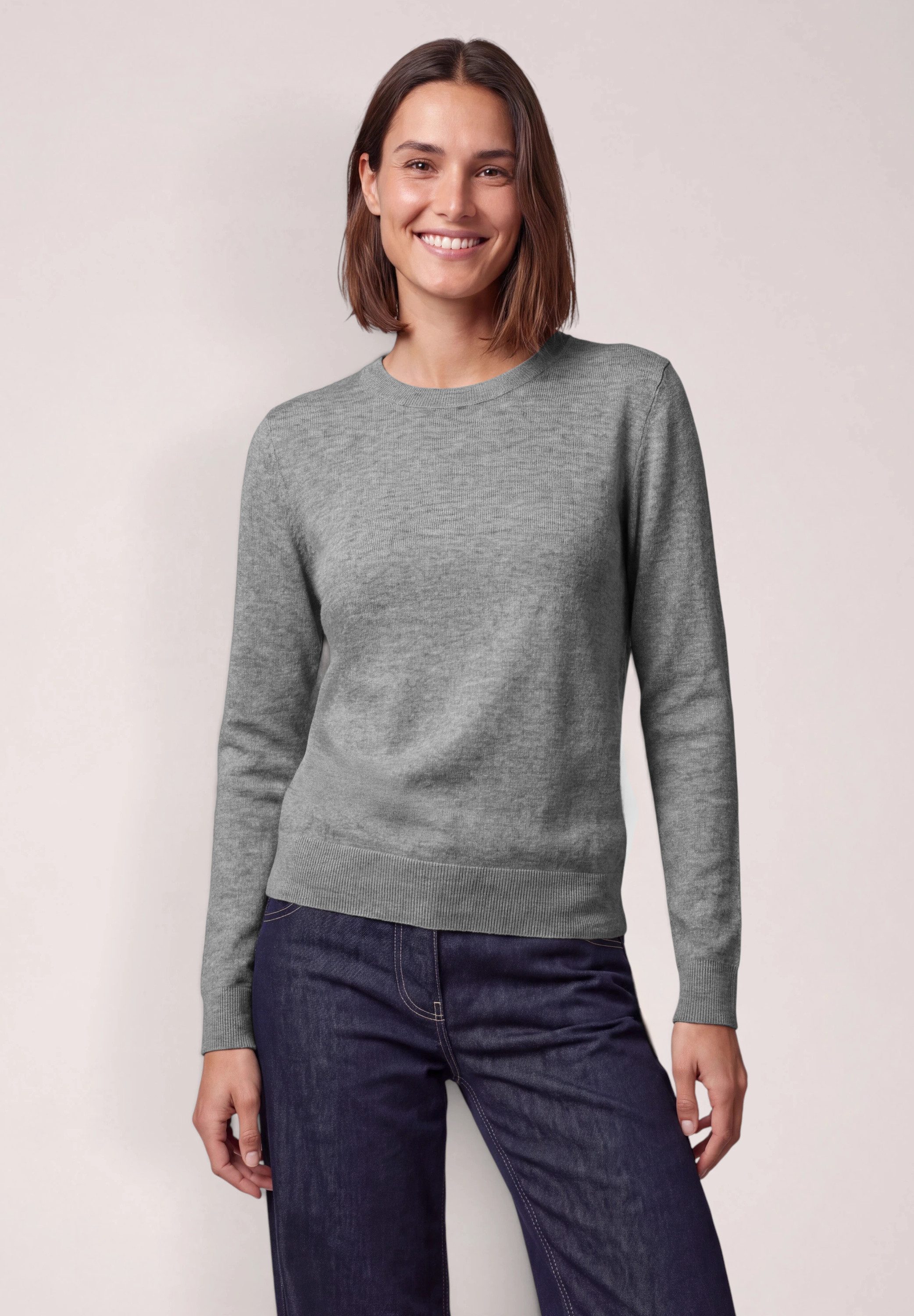 CECIL Strickpullover im angenehmen Materialmix