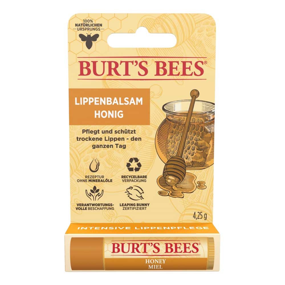 BURT'S BEES Lippenpflegestift Lip Balm Stick Blister - Honey 4,25g