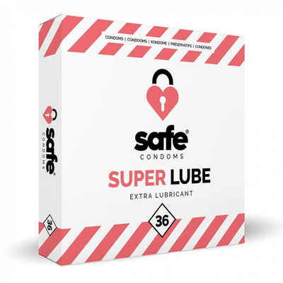 Safe Kondome »Kondome mit Extra-Gleitmittel – Superlube – 36 Stück«