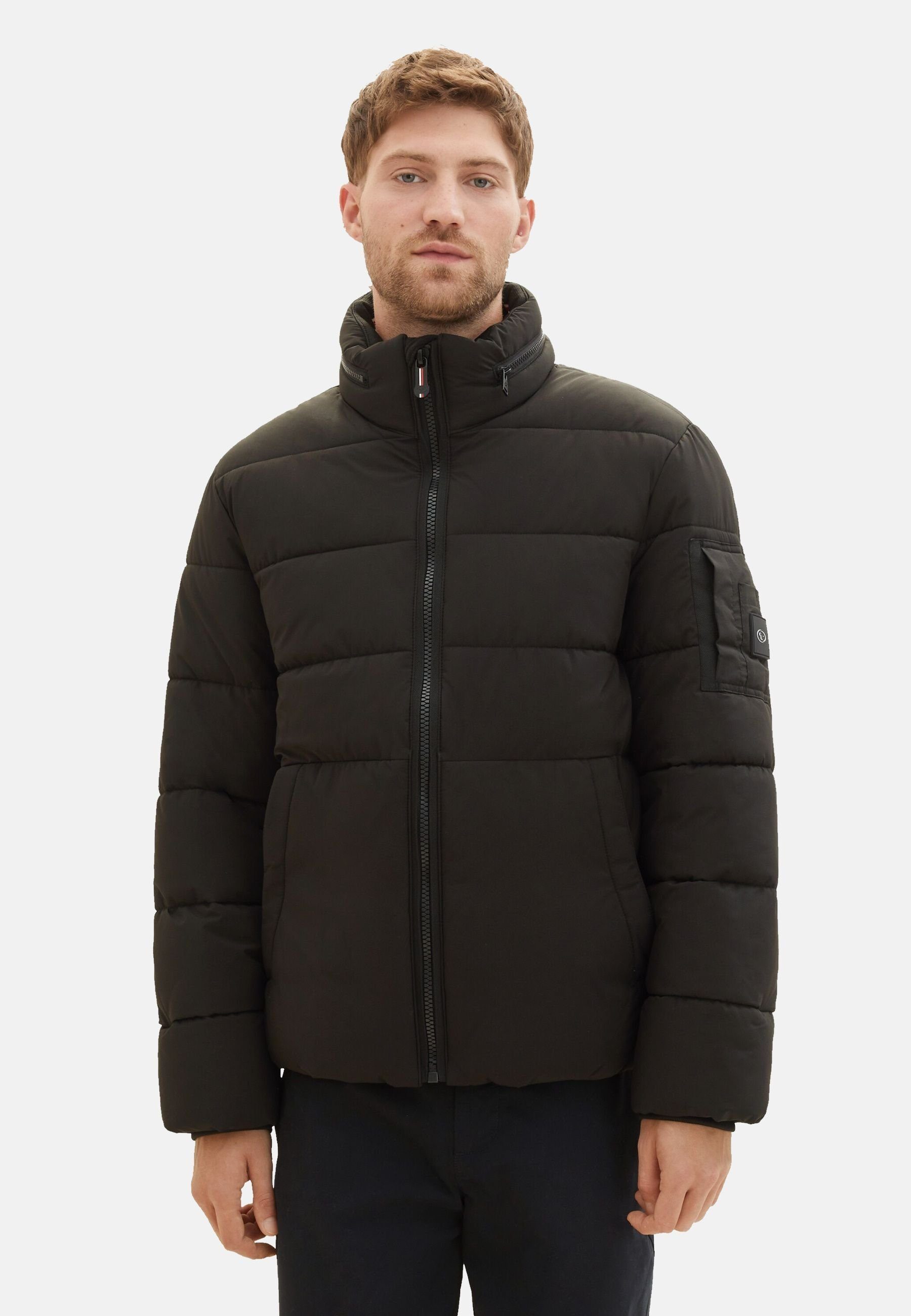 TOM TAILOR Steppjacke Jacke Steppjacke mit verstaubarer Kapuze (1-St)