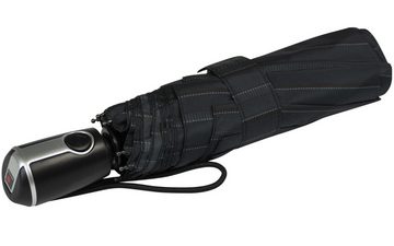 Knirps® Taschenregenschirm Large Duomatic Herrenschirm mit Auf-Zu-Automatik, Men's Print - stripe