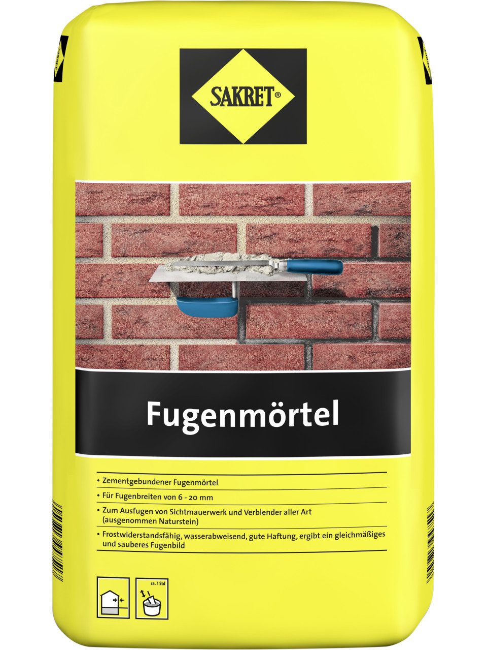 Sakret Fugenmörtel SAKRET Fugenmörtel 6 - 20 mm grau 10 kg