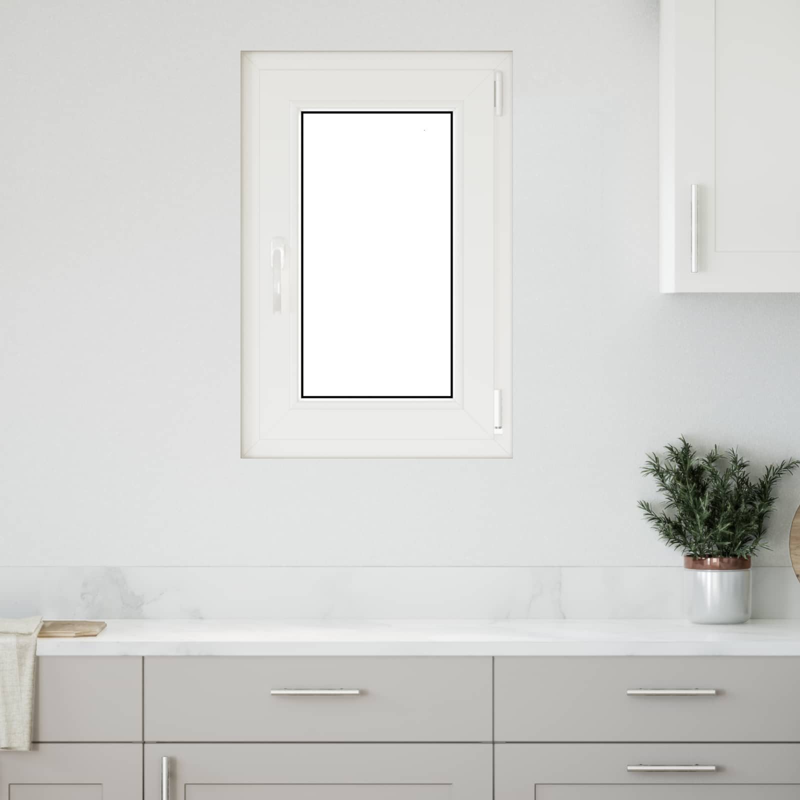 vidaXL Fenster Kipp- und Drehfenster für den Keller RISOR 50 x 75 cm, (1 St)