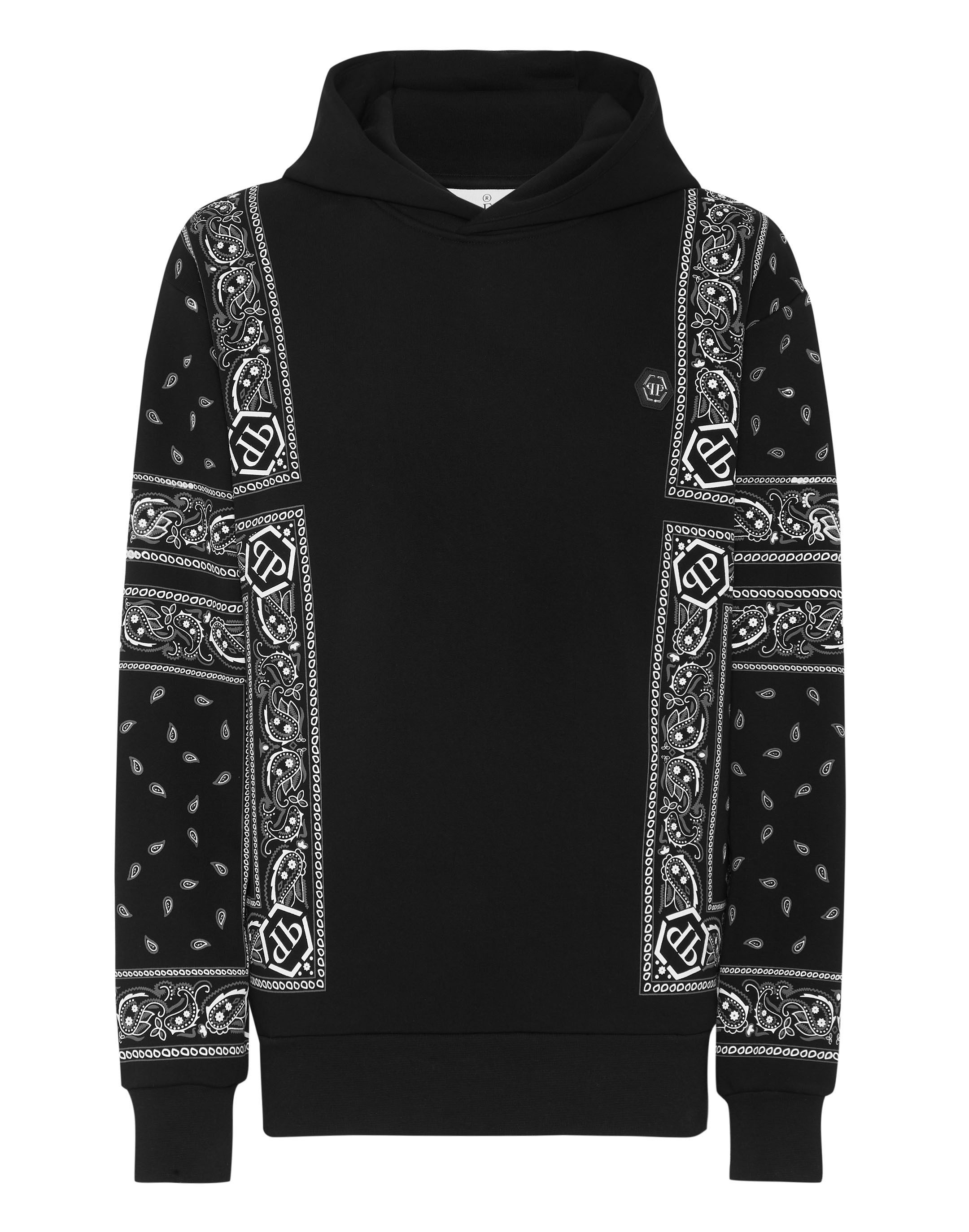 PHILIPP PLEIN Kapuzensweatjacke Paisley