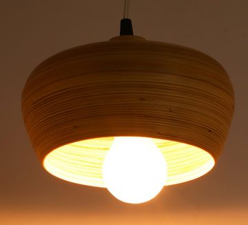 Guru-Shop Deckenleuchten Design Deckenlampe, in Bali handgemacht aus.., Leuchtmittel nicht inklusive