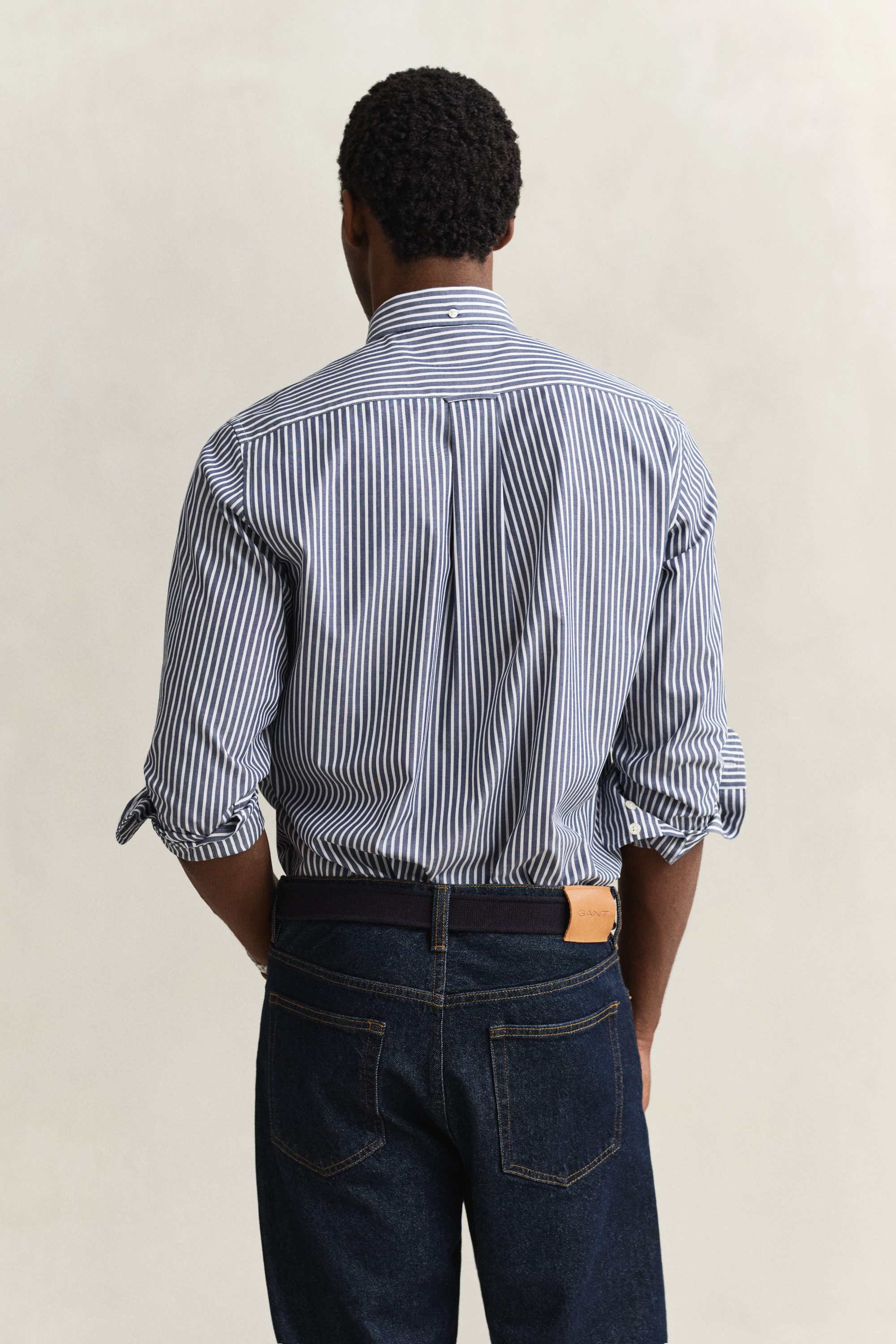Gant Langarmhemd REG POPLIN STRIPE SHIRT günstig online kaufen