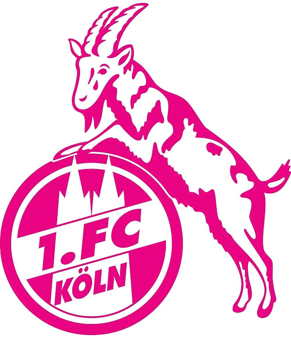 1. FC Köln Aufkleber Aufkleber Logo transparent