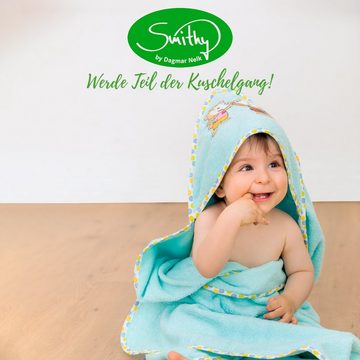 Smithy Handtuch Set 3-tlg. mit Bobo Siebenschläfer, Frottee, (Spar-Set, 3-tlg), Set aus Kapuzenhandtuch, Waschlappen und Lätzchen