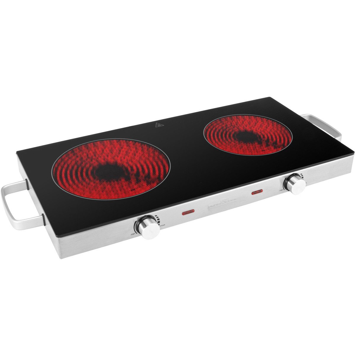 ProfiCook Doppelkochplatte PC-DKP 1211, Kratzfeste Glaskeramik, 2800 W, Energiesparend