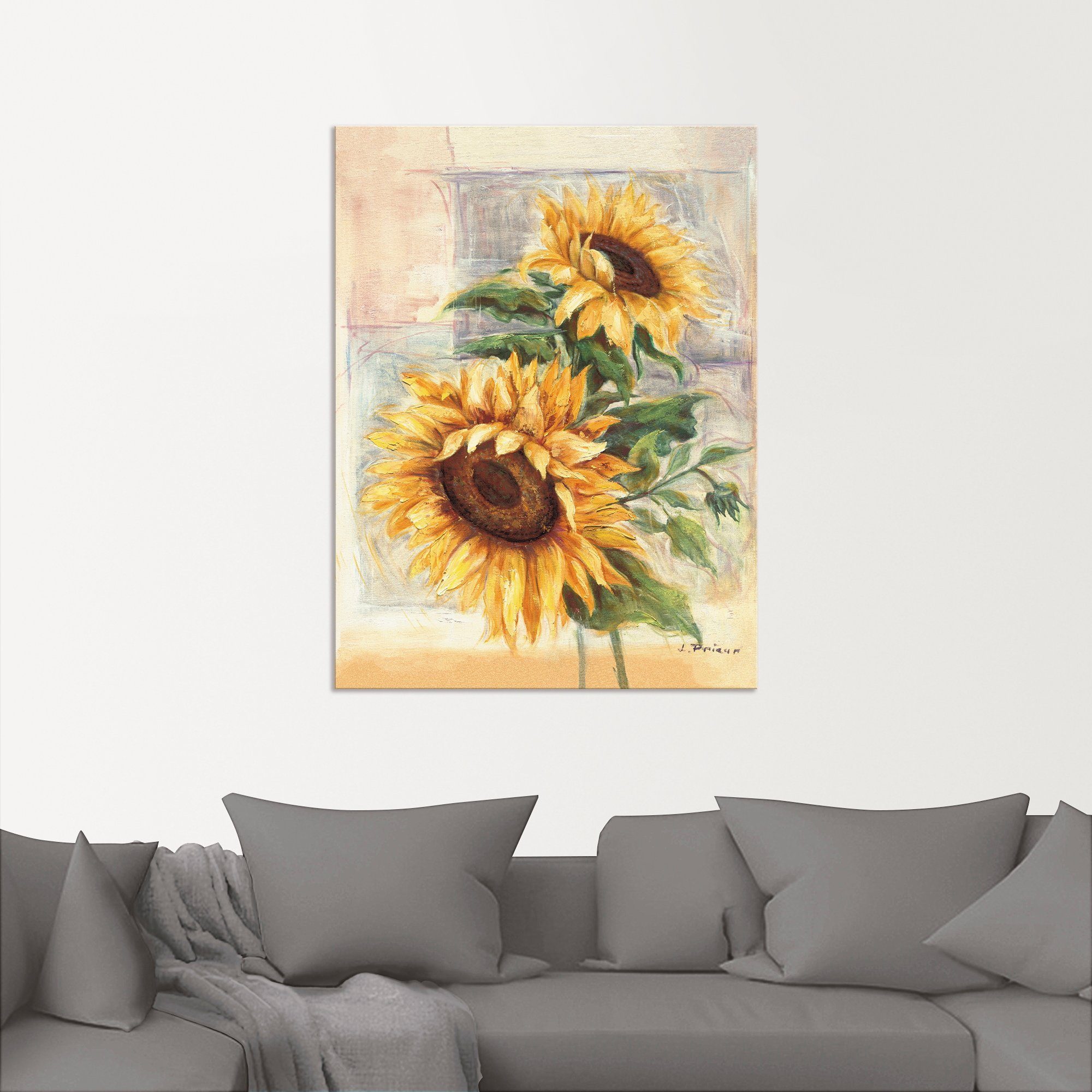 Artland Wandbild Sonnenblumen II, Blumen (1 günstig online kaufen