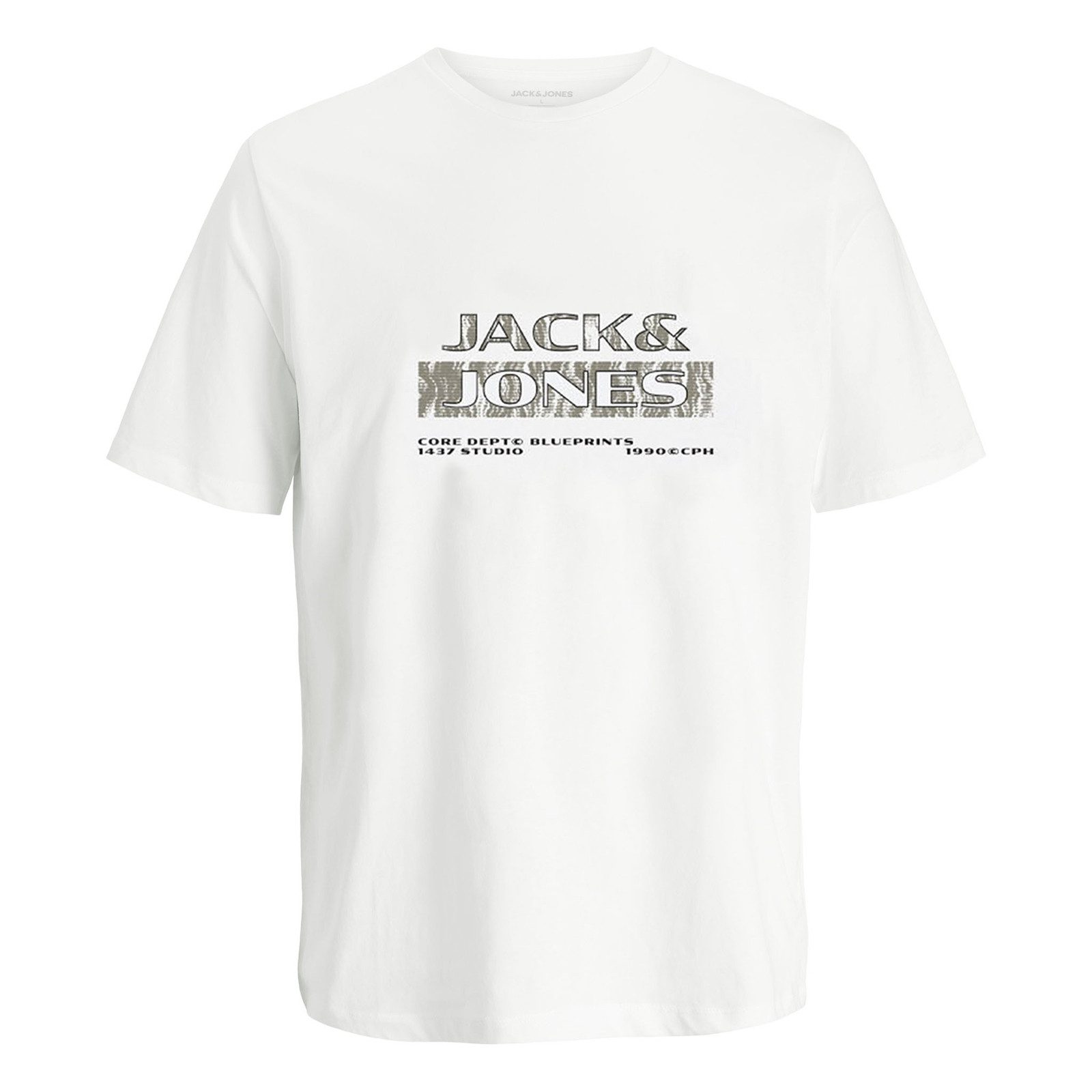 Jack & Jones T-Shirt 3er Pack JCOSTANCE Text Tee SS Crew Neck mit Print auf der Vorderseite – Bild 4 von 4