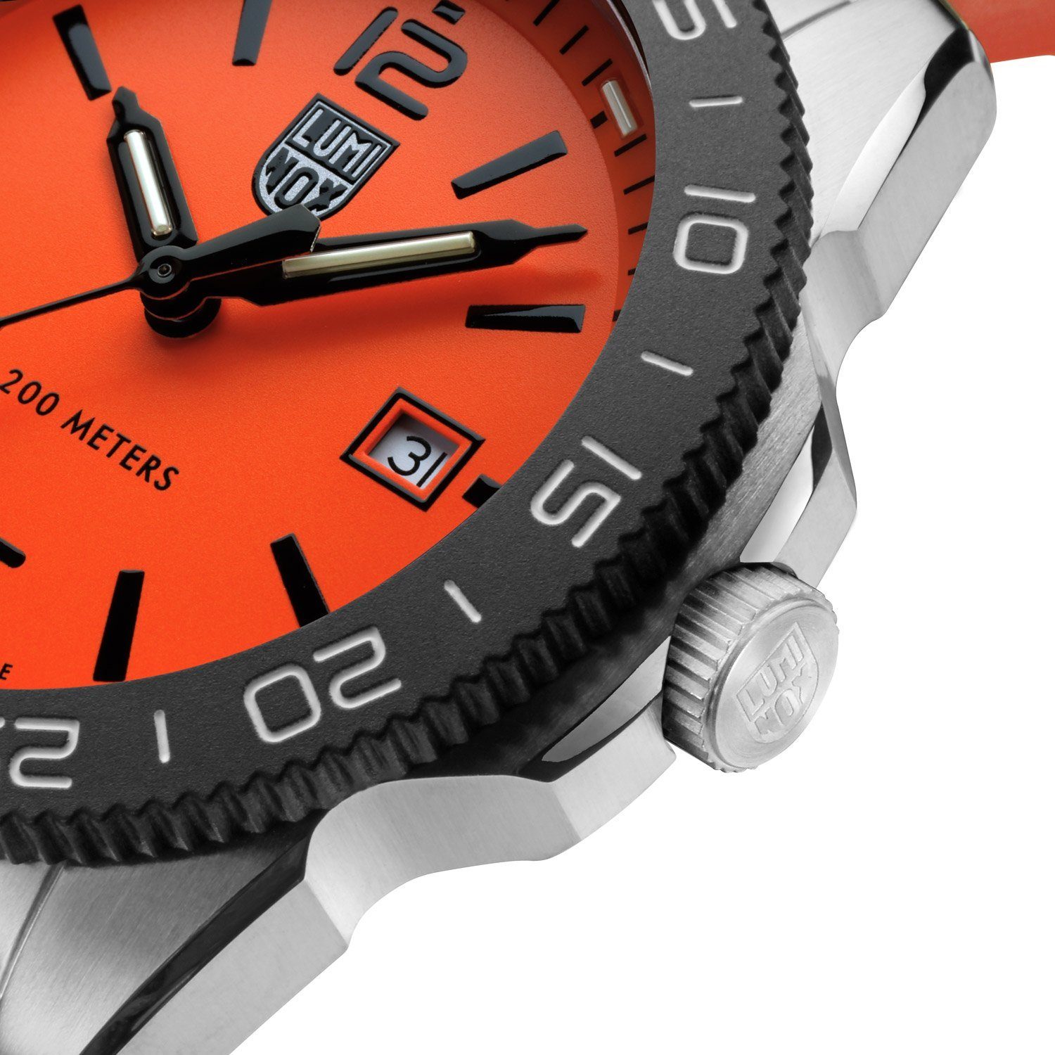 Orange Pacific Luminox Taucheruhr Diver