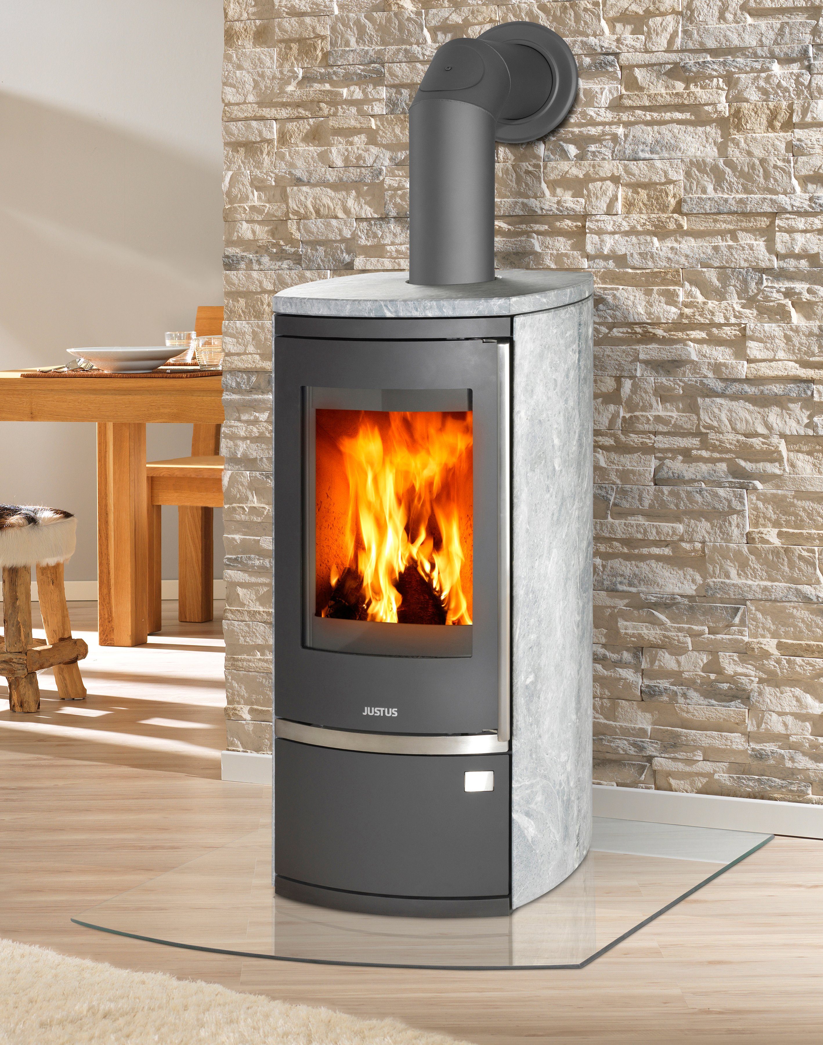 JUSTUS Kaminofen »Reno R«, Speckstein, 6 kW, raumluftunabhängig