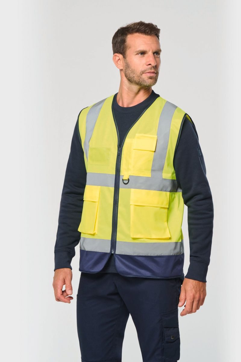 WK. Designed To Work Warnweste Recycelte HI-VIS SICHERHEITSWESTE mit Reißve günstig online kaufen
