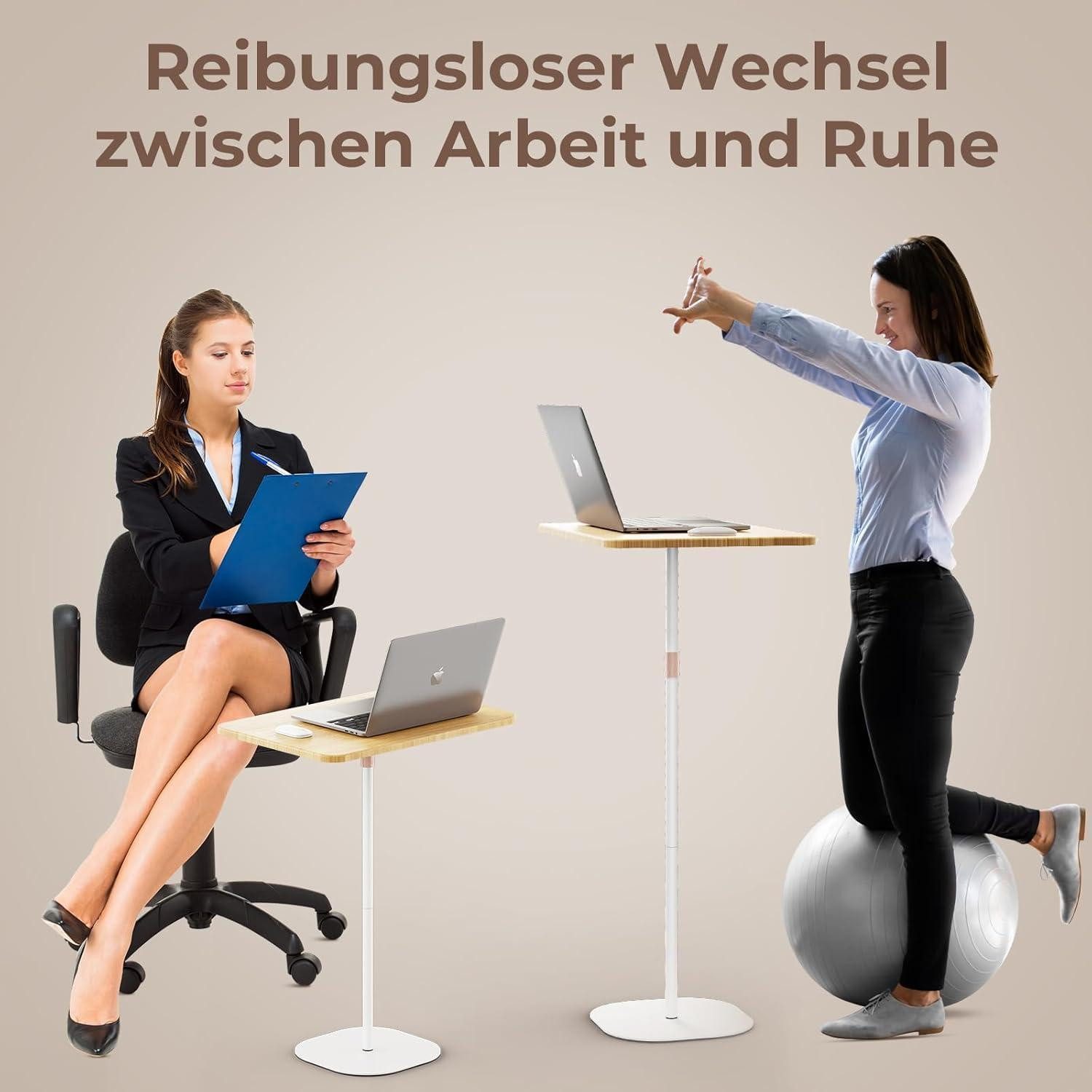 LuxusKollektion Stehpult Stehpult Höhenverstellbar Laptop Ständer 46-120cm