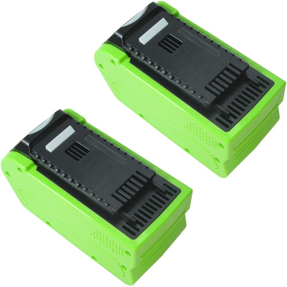 Trade-Shop 2x Akku passend für PowerWorks PD40CS40 P40GC, Allett Liberty 35 43 Akku Li-Ion 3000 mAh (40 V)