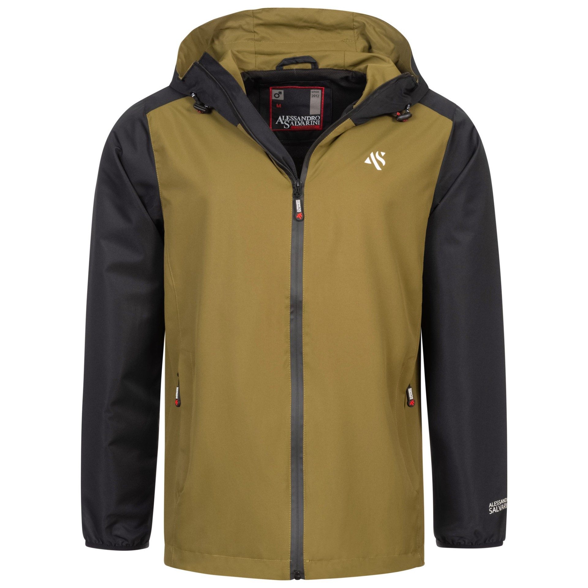 Alessandro Salvarini Regenjacke mit wasserdichtem Reißverschluss günstig online kaufen
