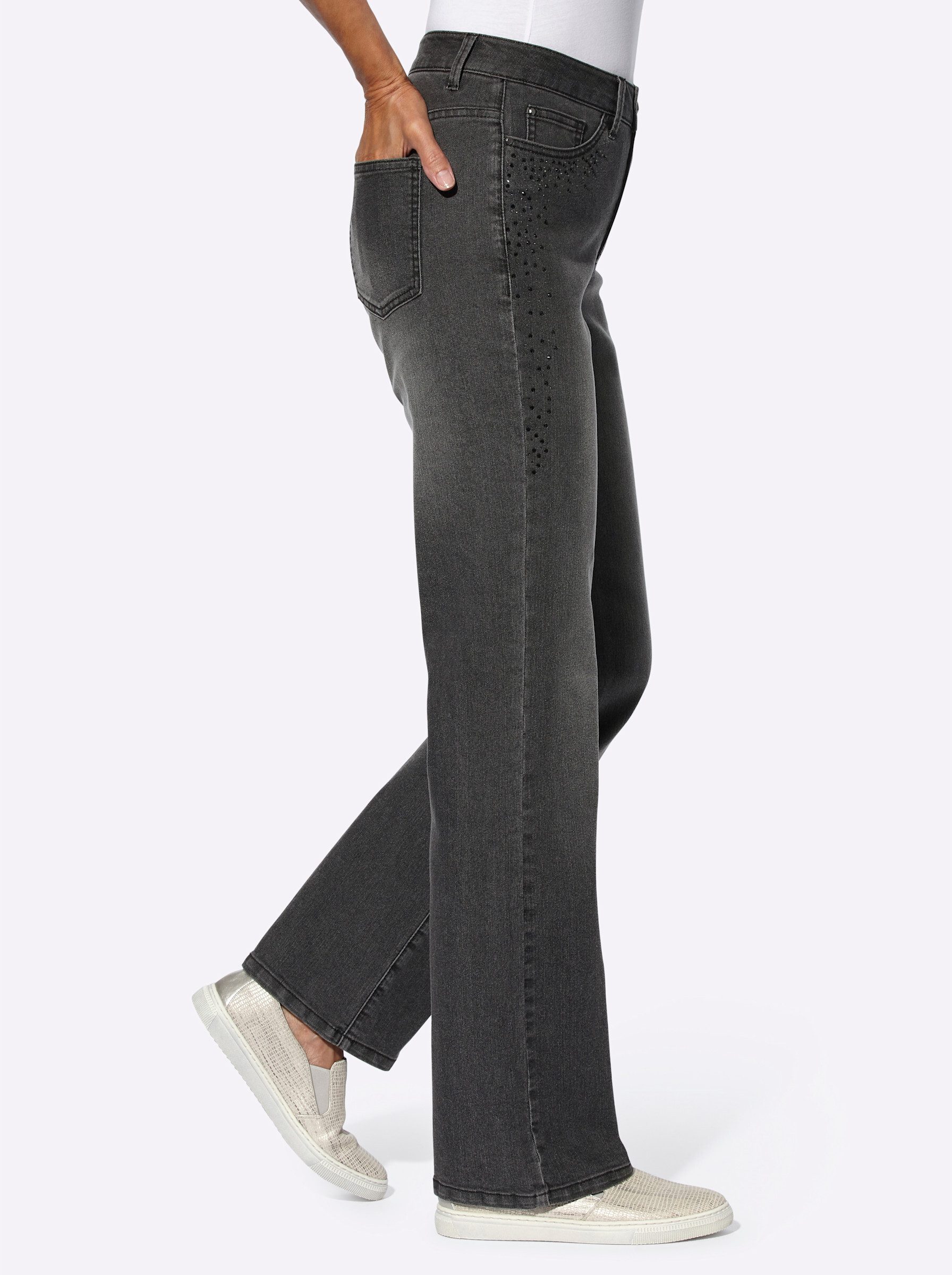Witt Bequeme Jeans Jeans leicht vertieft