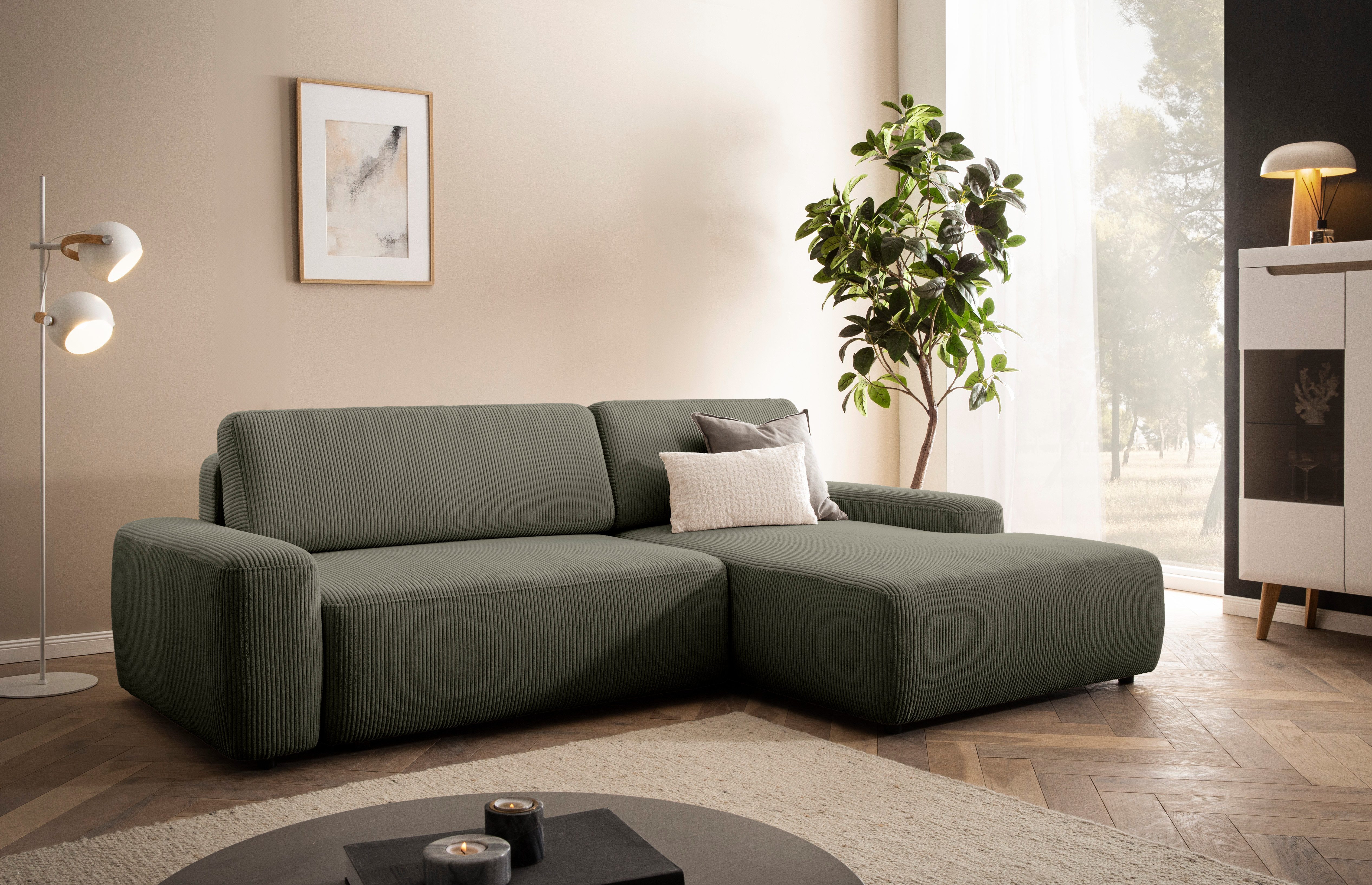 INOSIGN Ecksofa TORGE (264cm), Schlafsofa in günstig online kaufen