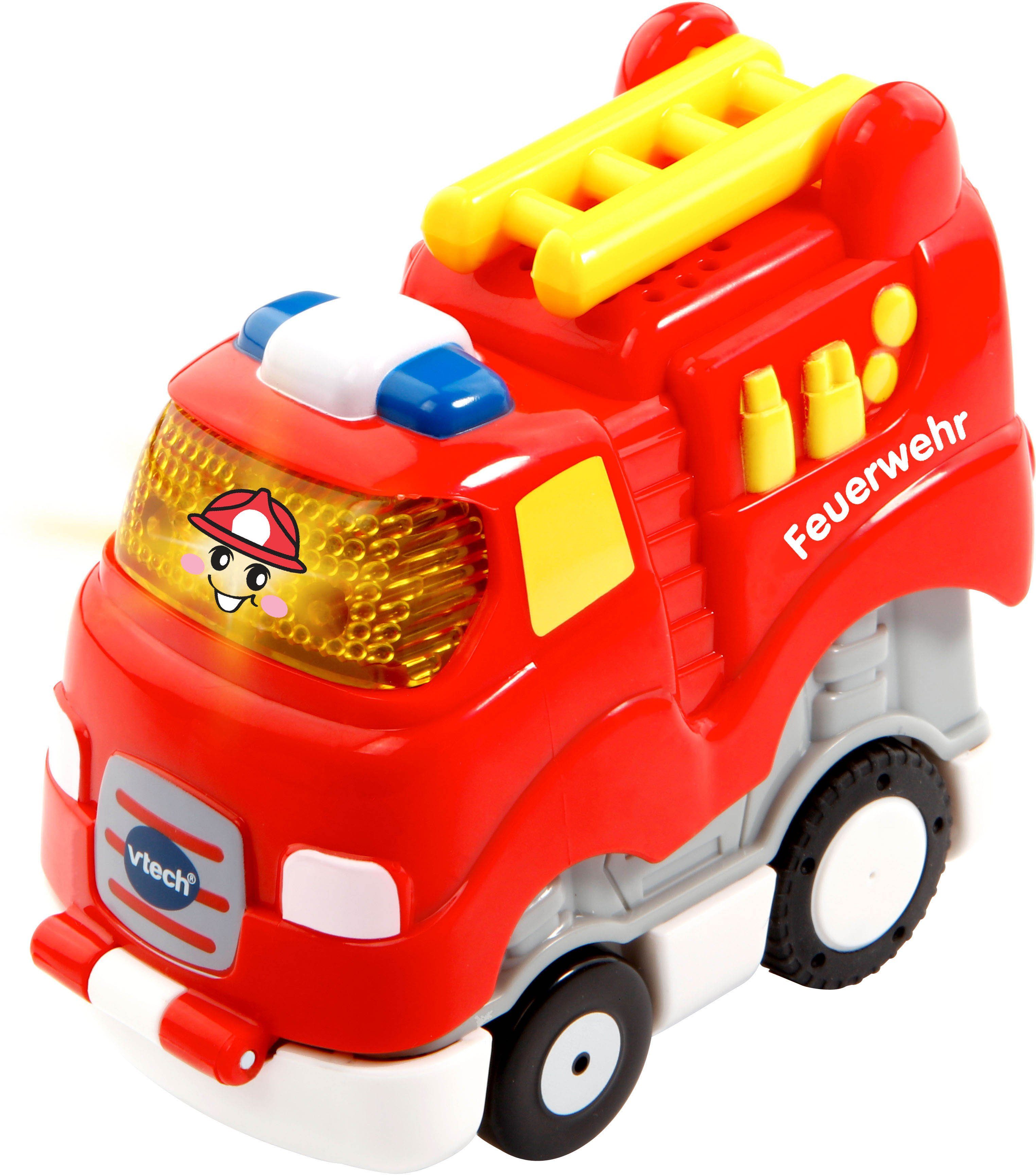 Vtech® Spielzeug-Auto Tut Tut Baby Flitzer, Press & Go Feuerwehr, mit Licht und Sound