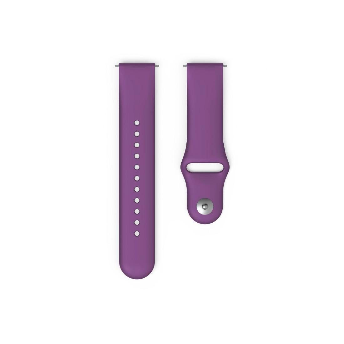 Lite, Versa/Versa 2/ 22mm, lila Versa cm Hama 22,7 Smartwatch-Armband Ersatzarmband für Fitbit