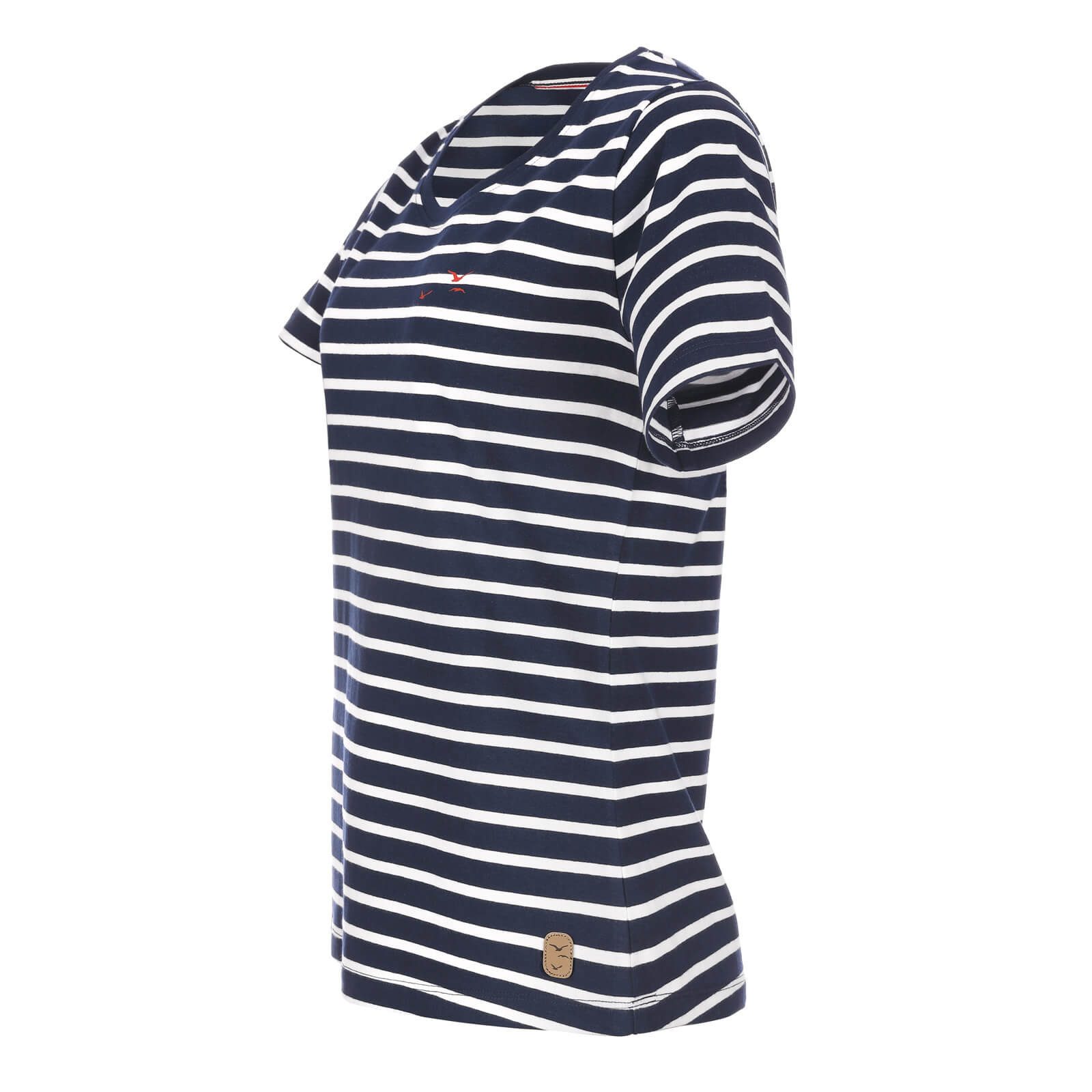 modAS T-Shirt 46902 Damen Kurzarm-Shirt im bretonischen Streifen-Design aus günstig online kaufen